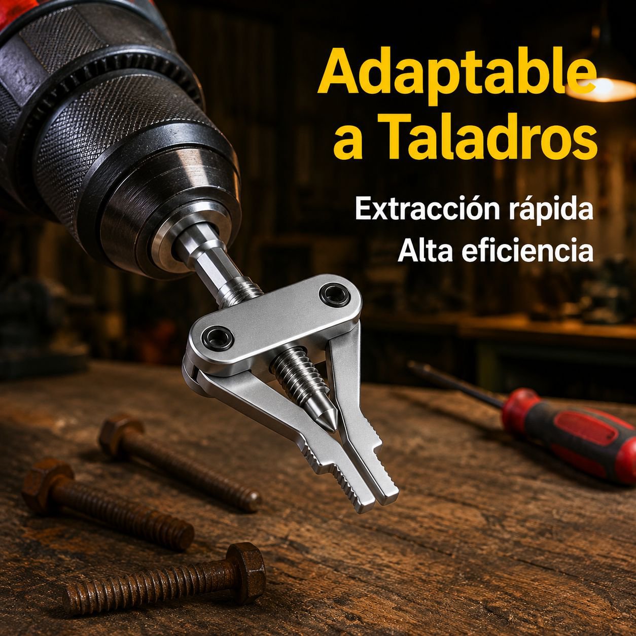 Extractor de cables y tubos rotos