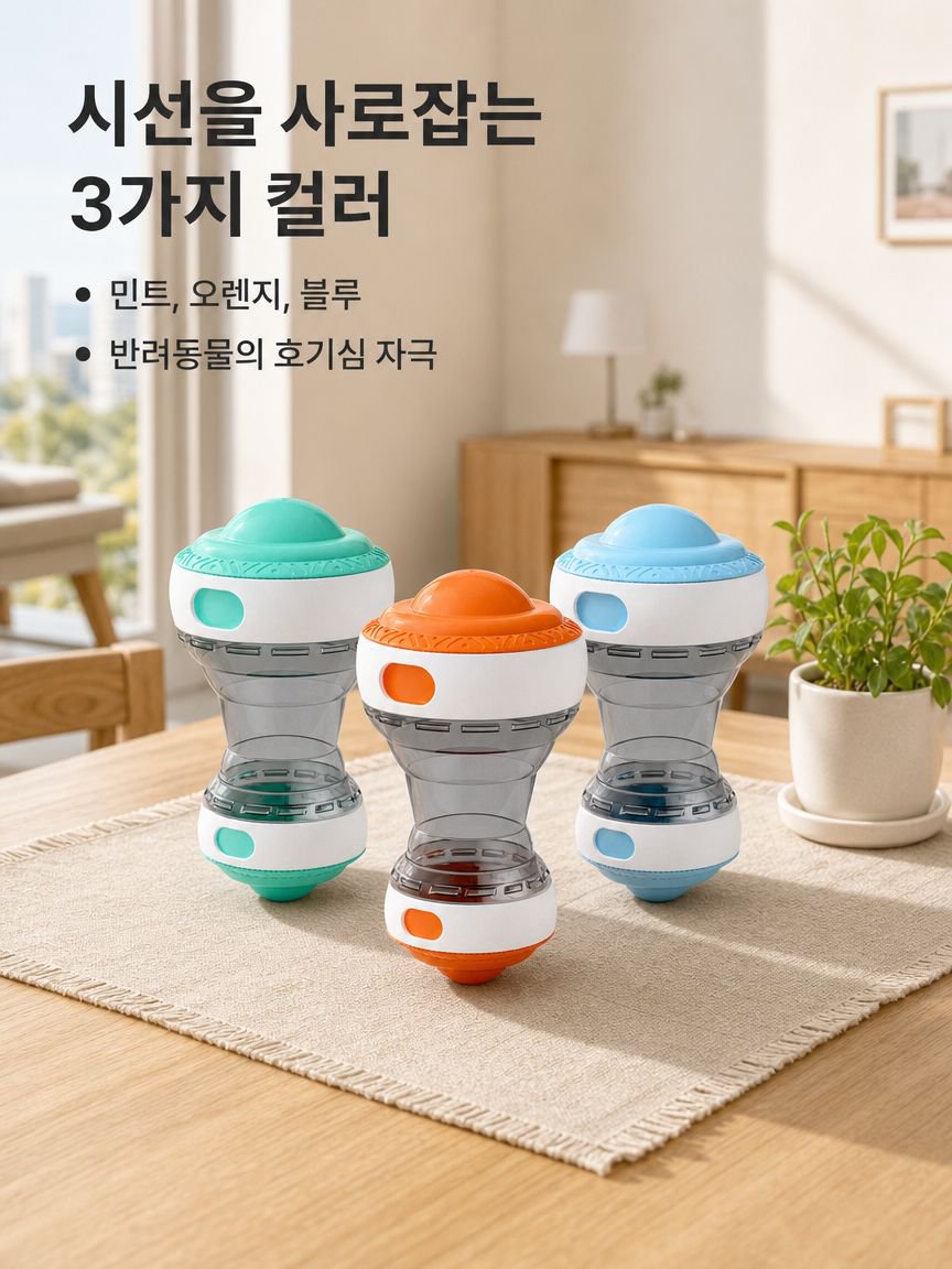 반려동물 친화적인 사료 배출 공