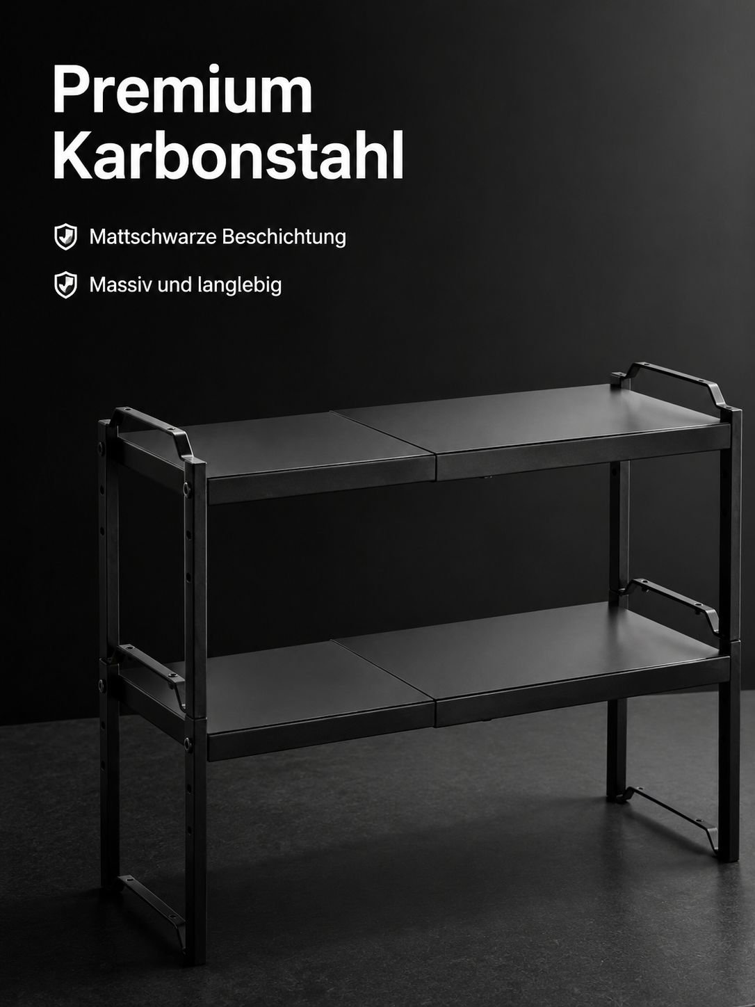 Robuste und langlebige Stapeltrennwand aus Kunststoff
