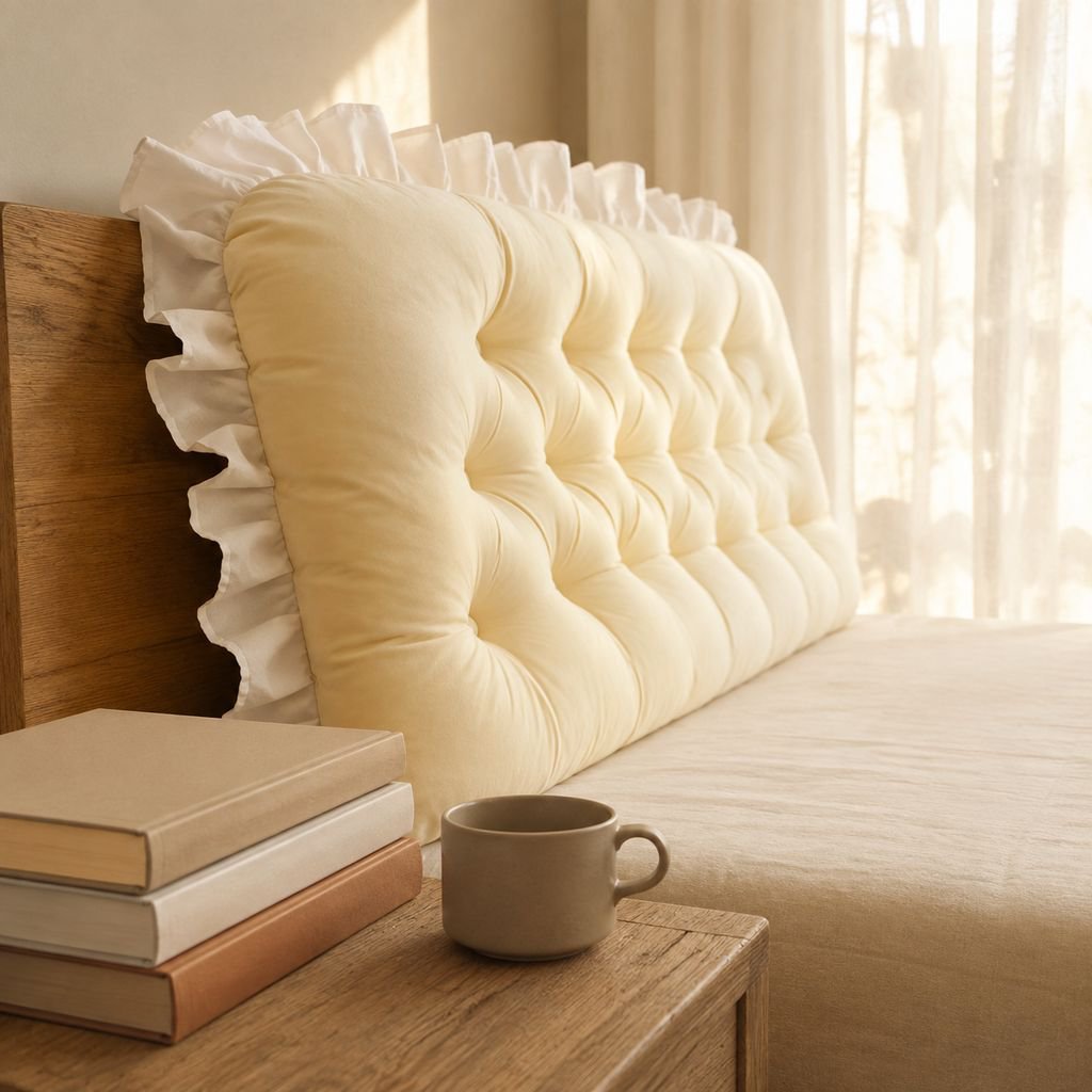 Bedside Princess Soft Cushion Kit, Lace Craft Visual Layering Cushion