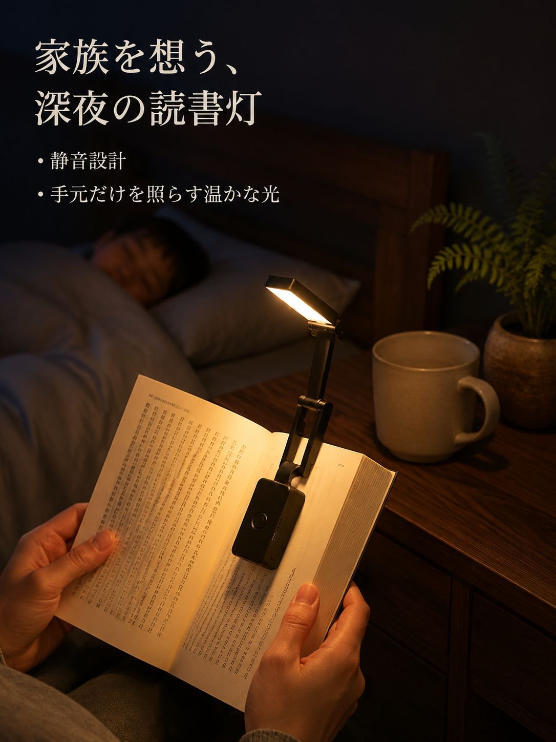 折りたたみ式クリップランプ
