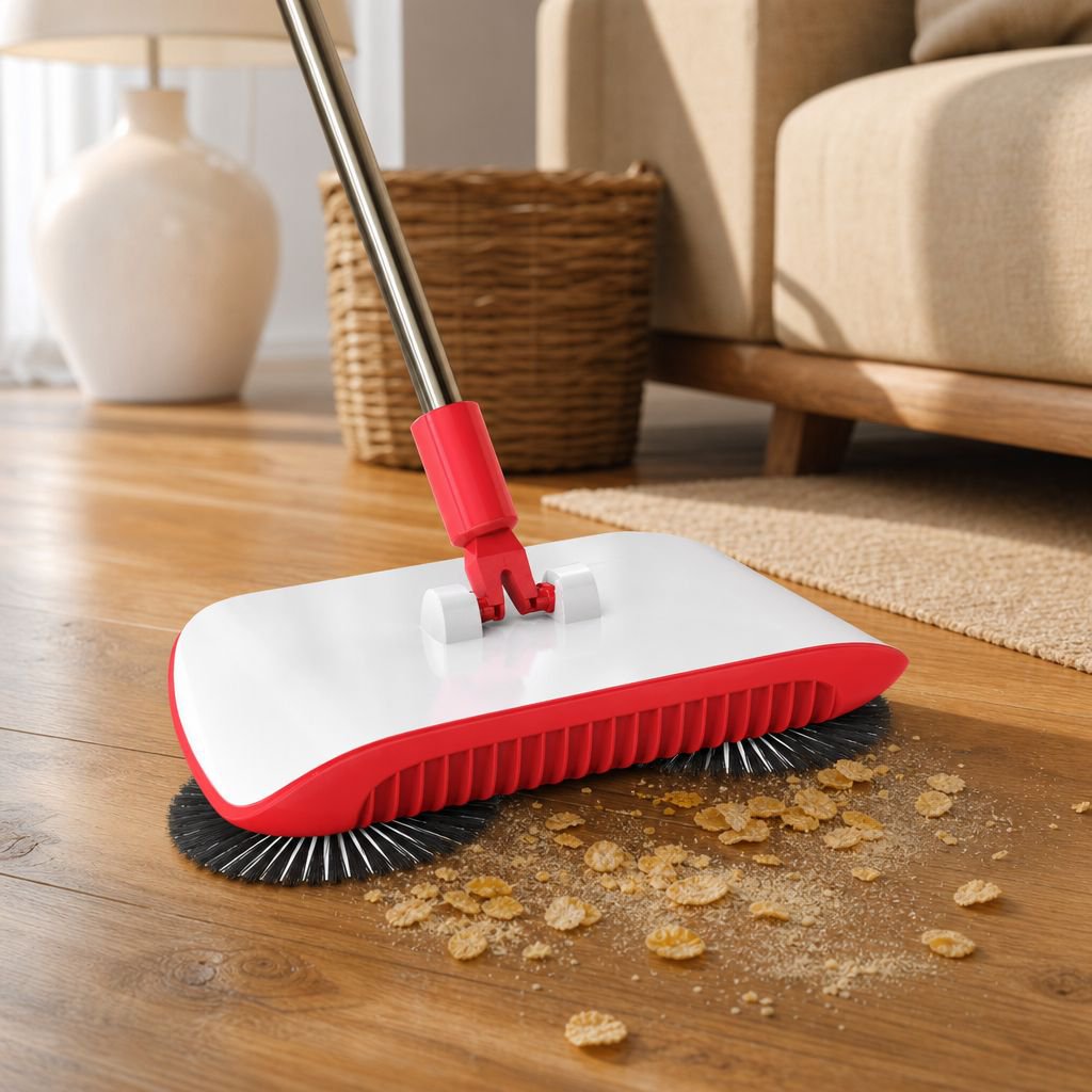 Set doméstico de barredora mágica y aspiradora para limpieza del hogar