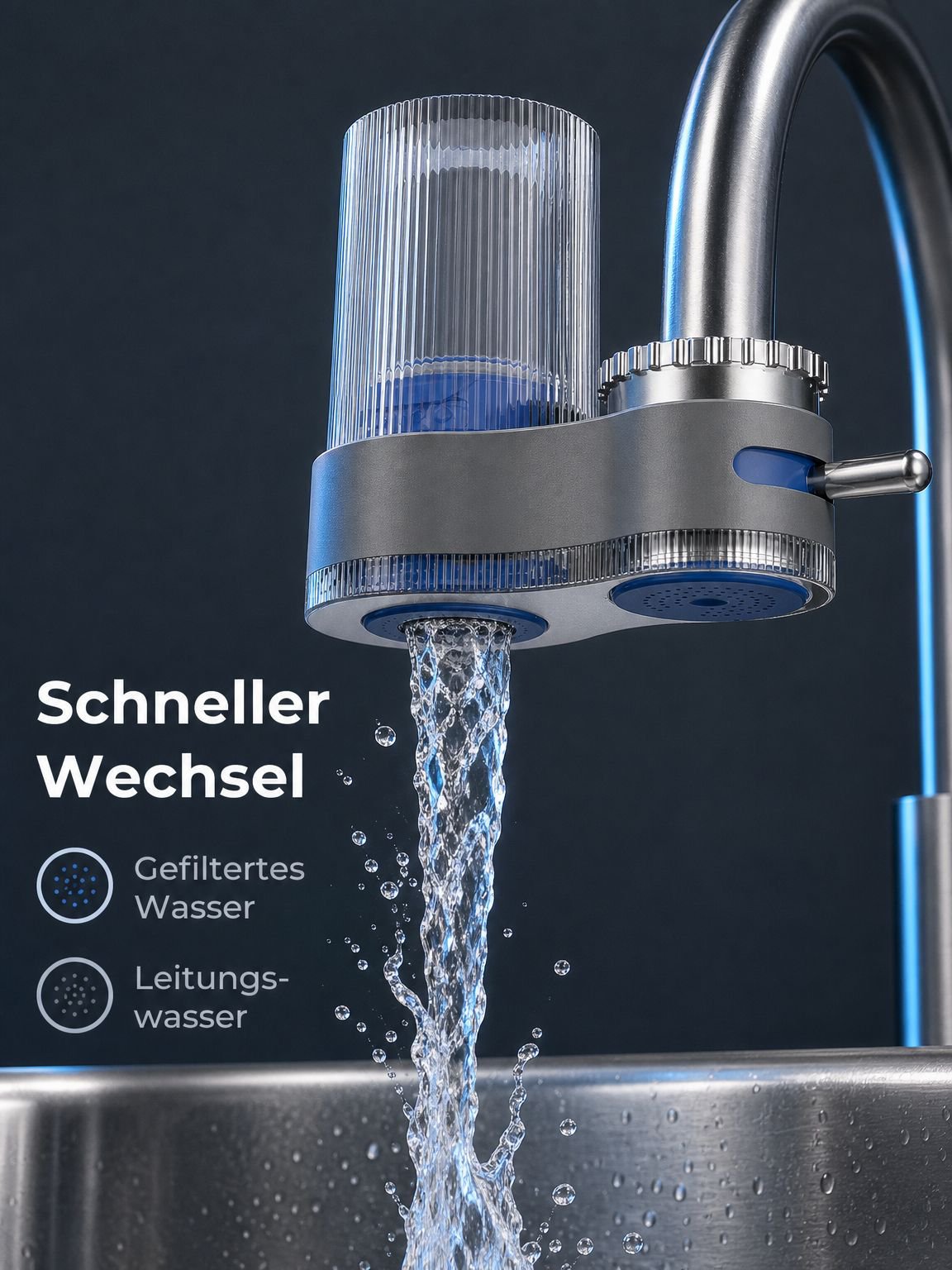 Wasserfilter für Wasserhahn