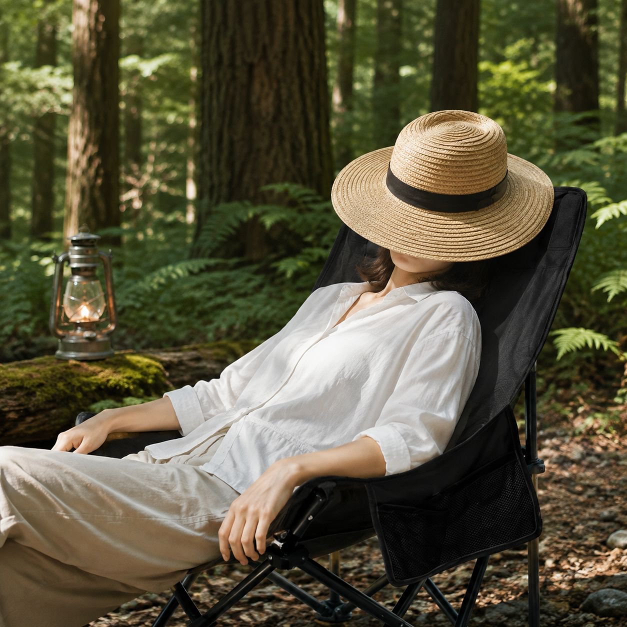 Chaise pliante portable multifonction pour extérieur