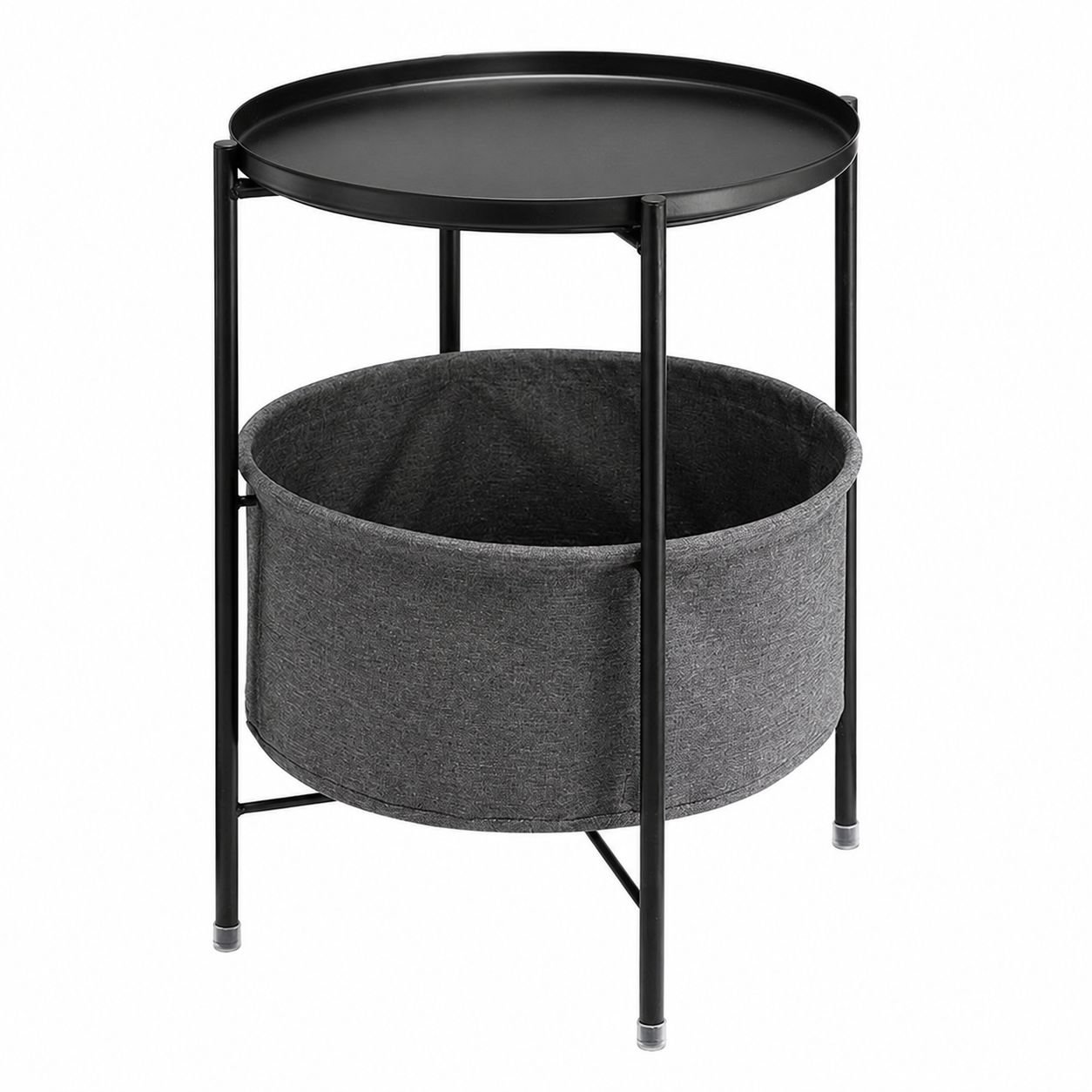 Modern Simple Iron Round Table Living Room Coffee Table Sofa Side Table Nightstand
