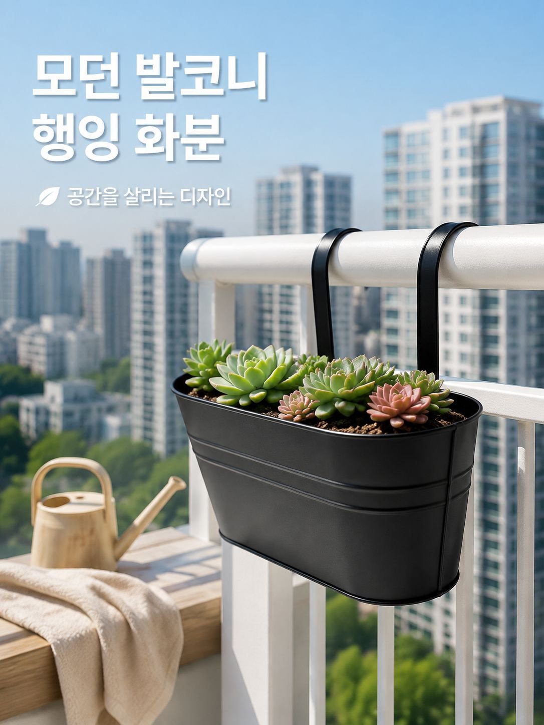 단조 철제 걸이형 양동이
