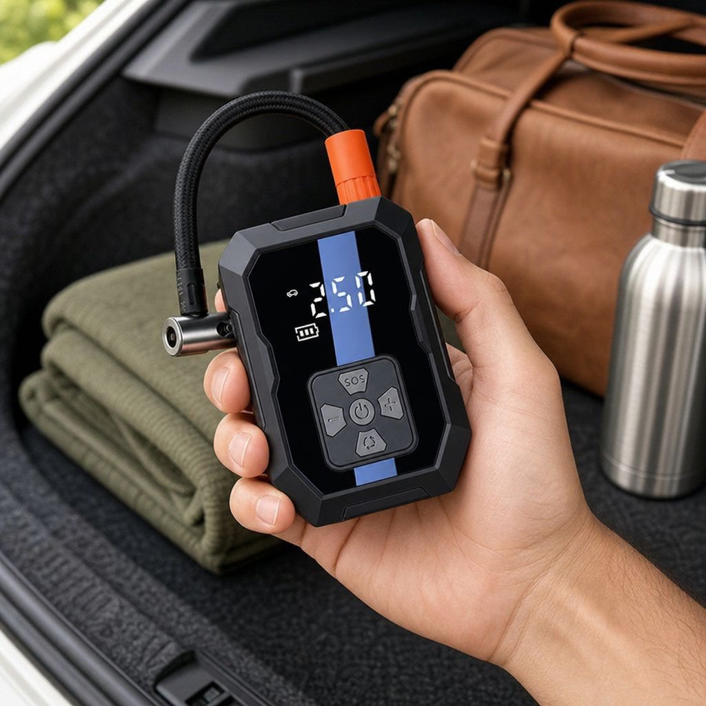 Inflador de neumáticos eléctrico para automóvil