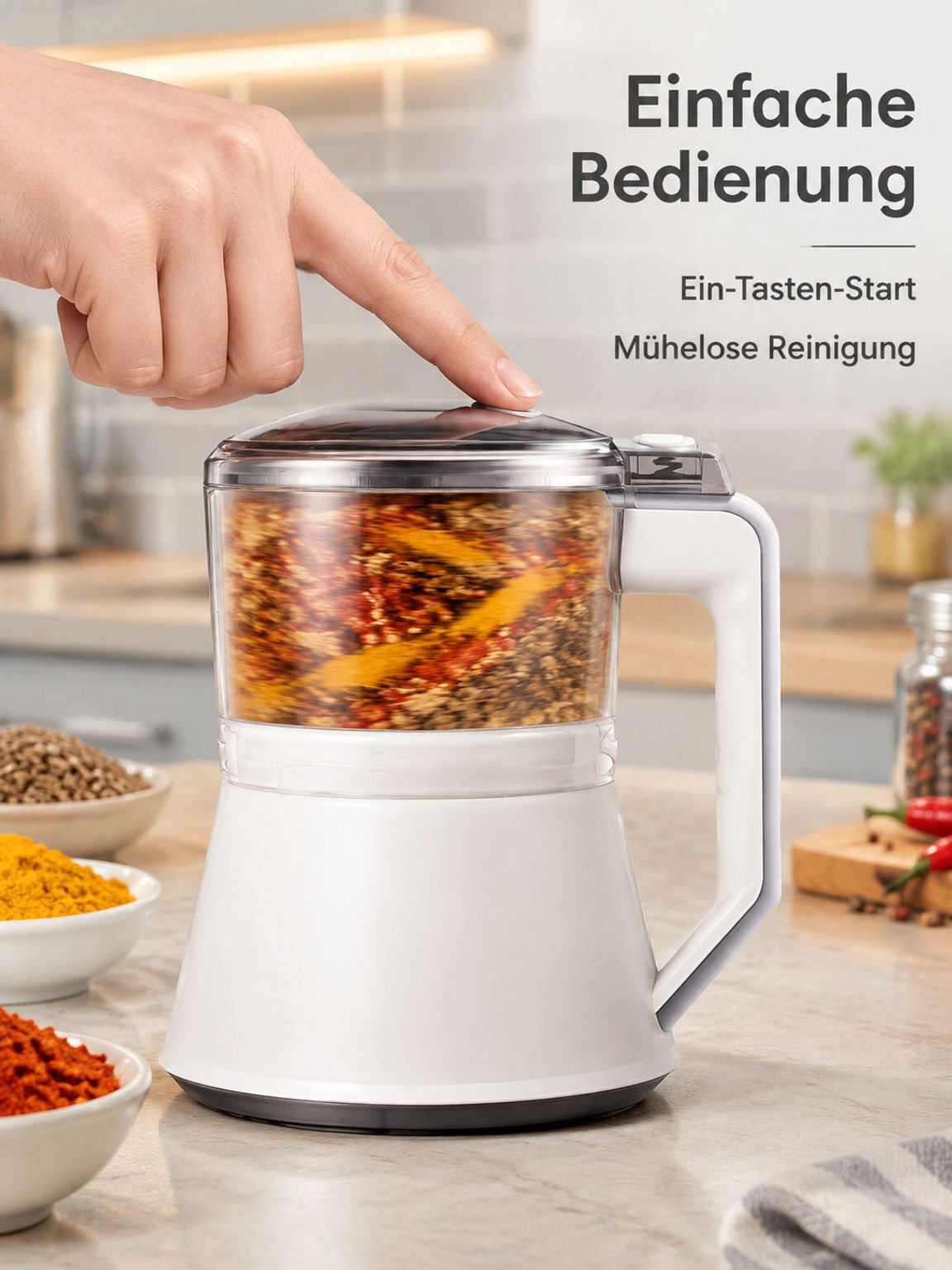 Ultrafeiner Heim-Mahlmaschine kompakter Zerkleinerer
