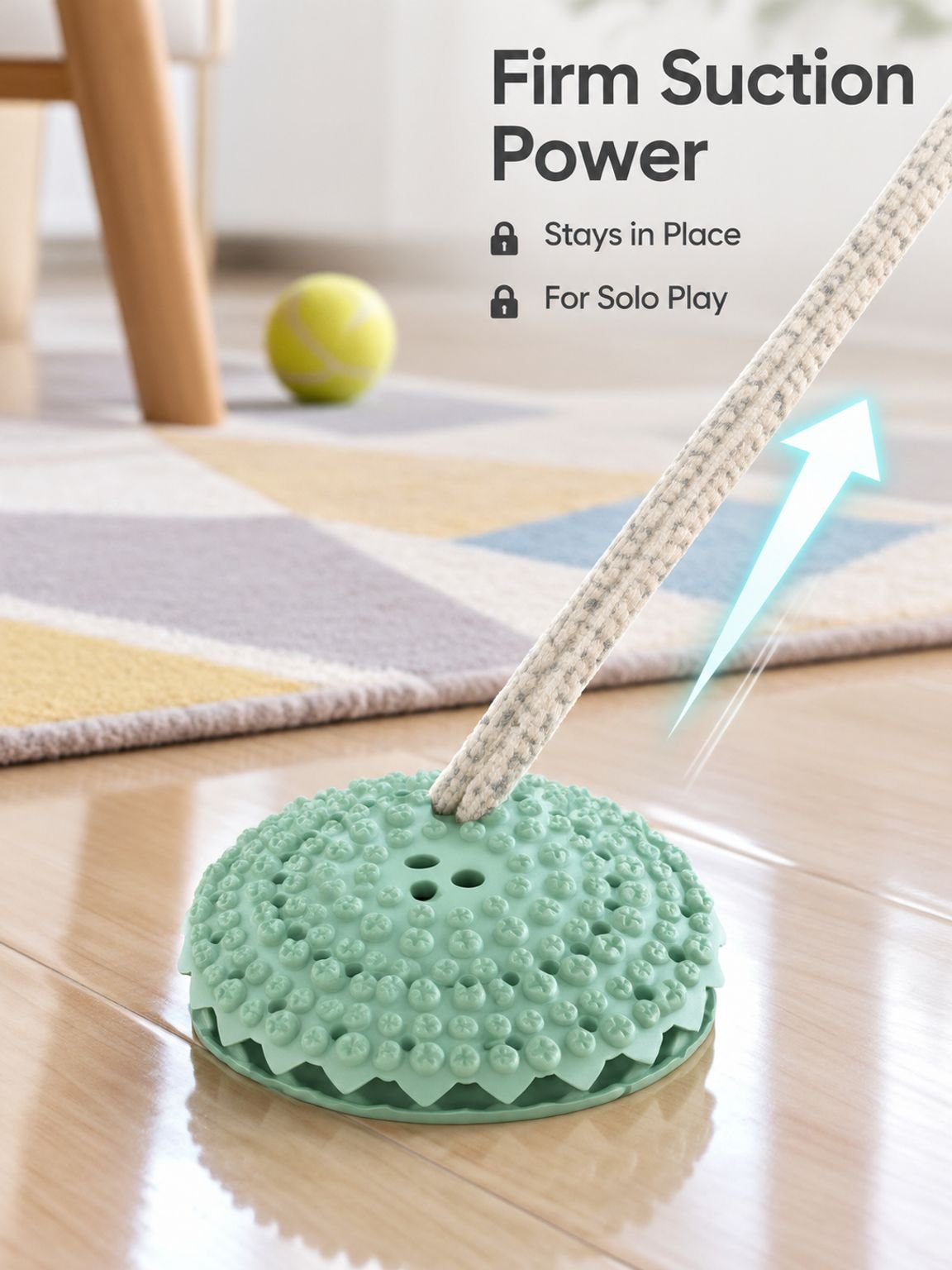 Pet treat-dispensing ball teeth-cleaning toy