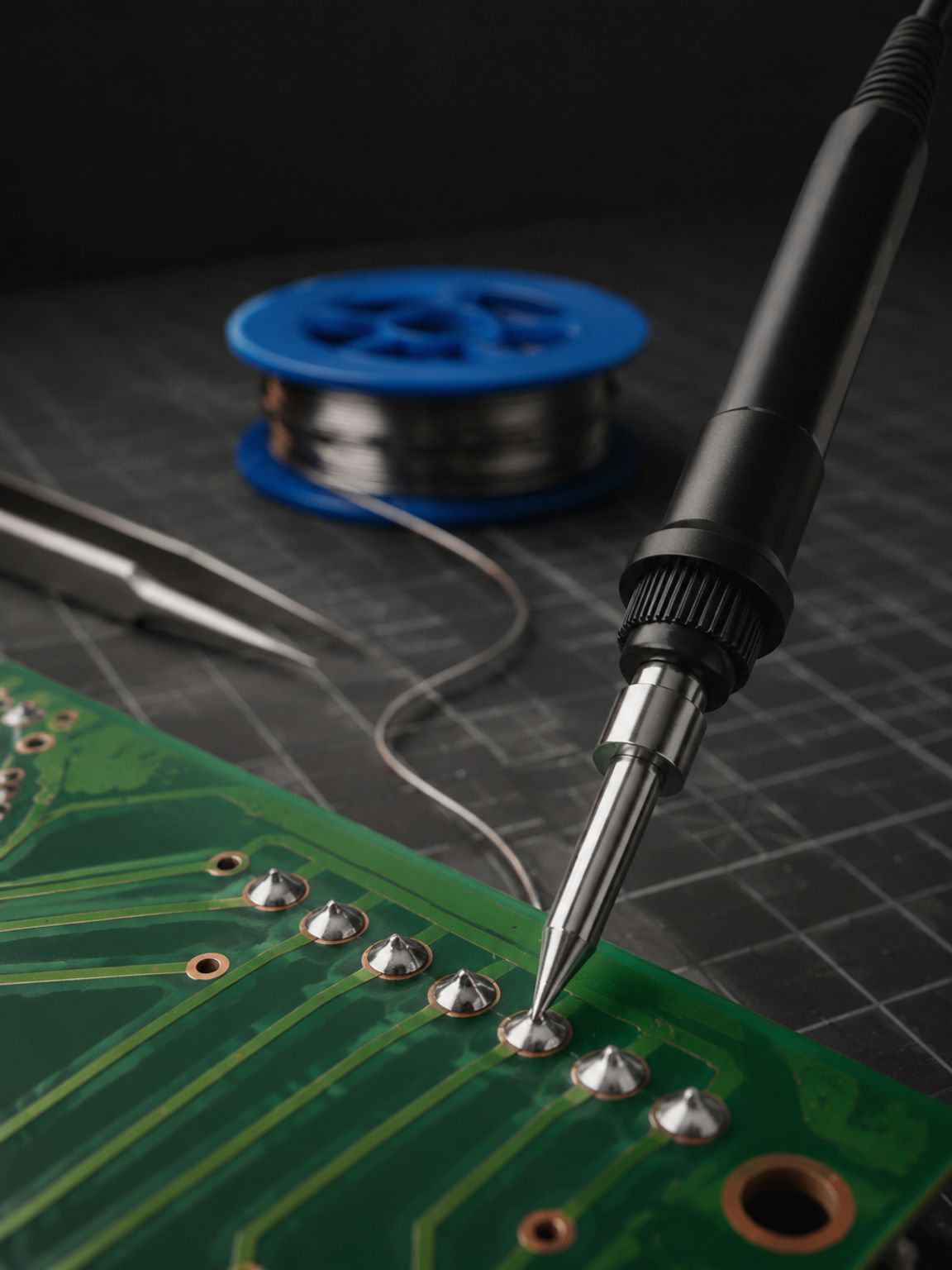 Outils de maintenance industrielle avec fer à souder
