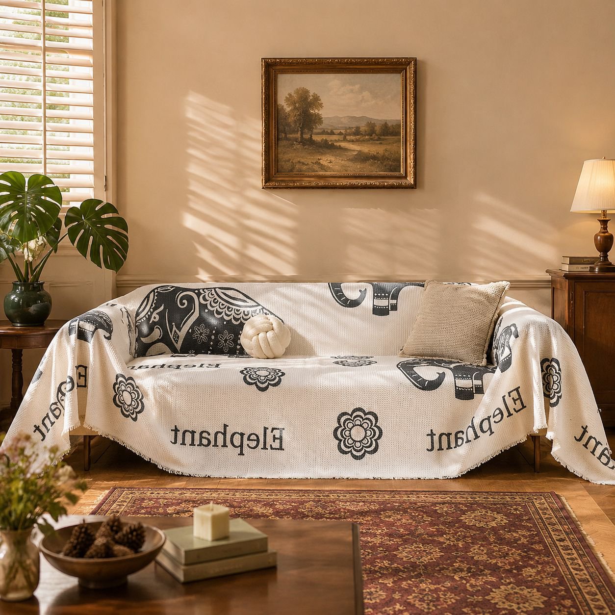 Full Coverage Non-Slip Sofa Protector