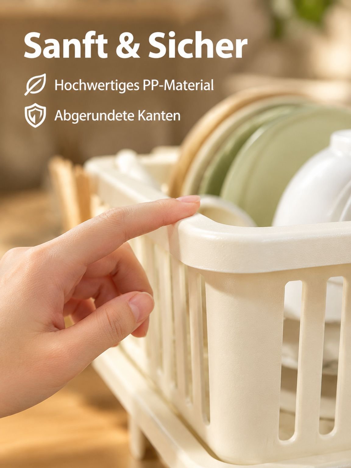 Multifunktionaler Besteckkasten aus robustem Material