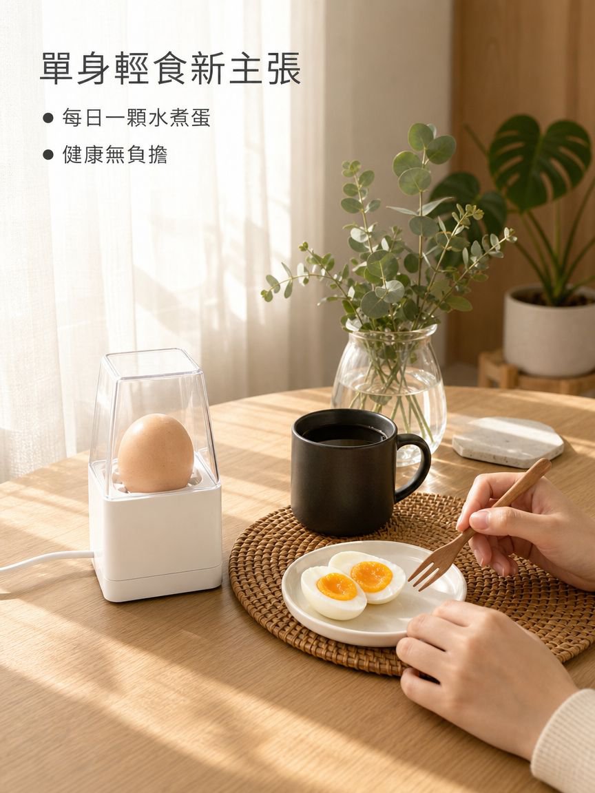 智慧安全家用煮蛋機
