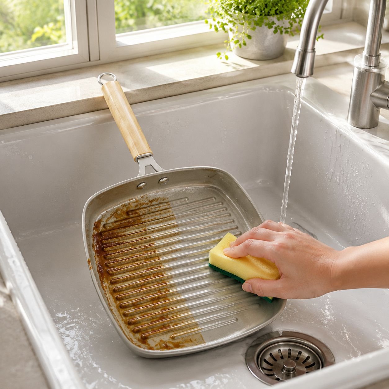 Scratch-resistant ceramic nonstick pan