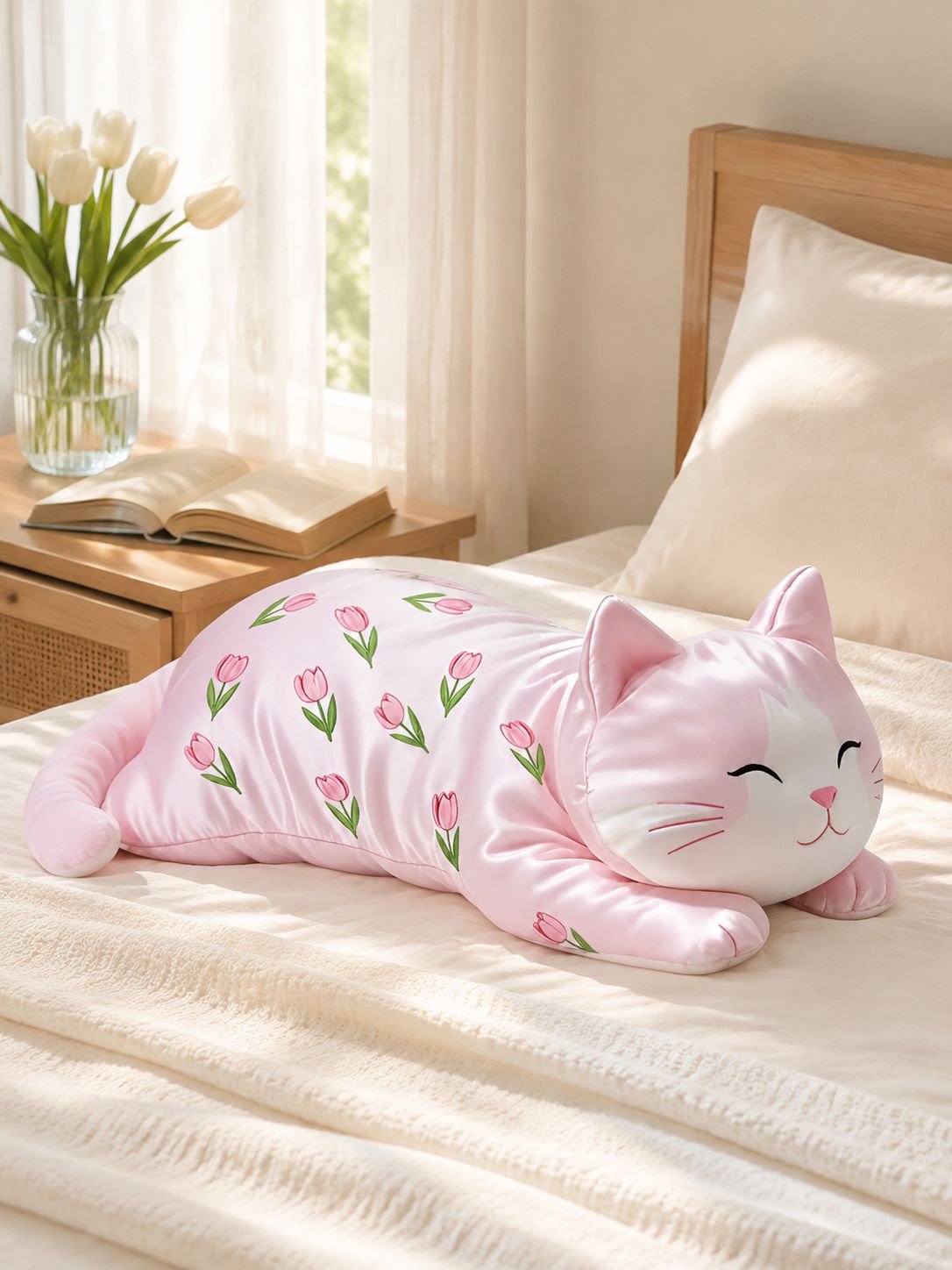 Cojín de peluche para niñas con efecto refrigerante