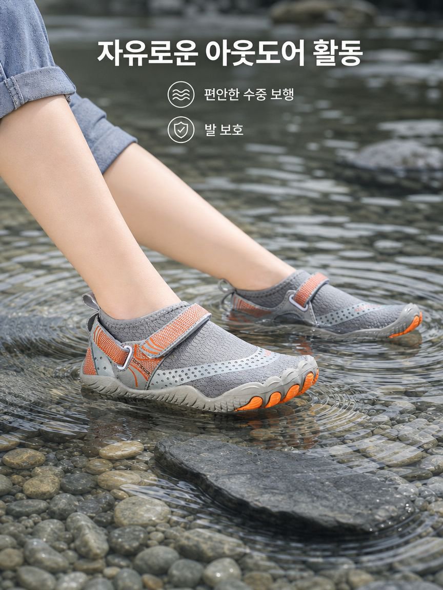 빠른 건조 미끄럼 방지 아웃도어 워터슈즈