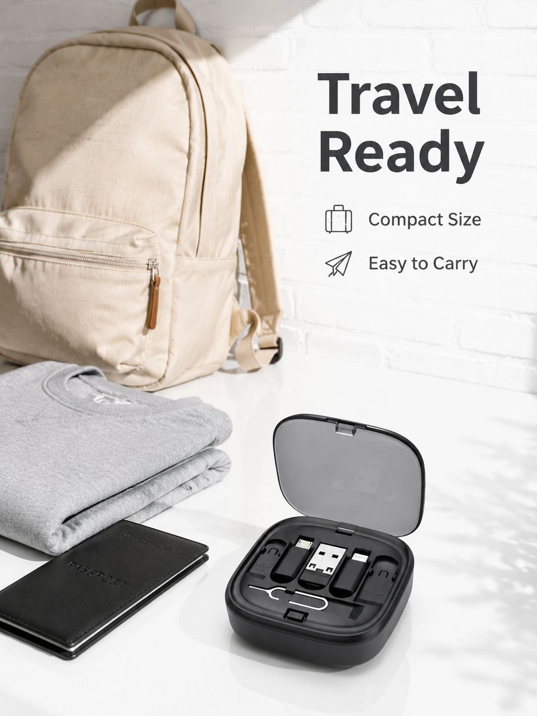 Multi-functional Phone Charging Cable Organizer Box