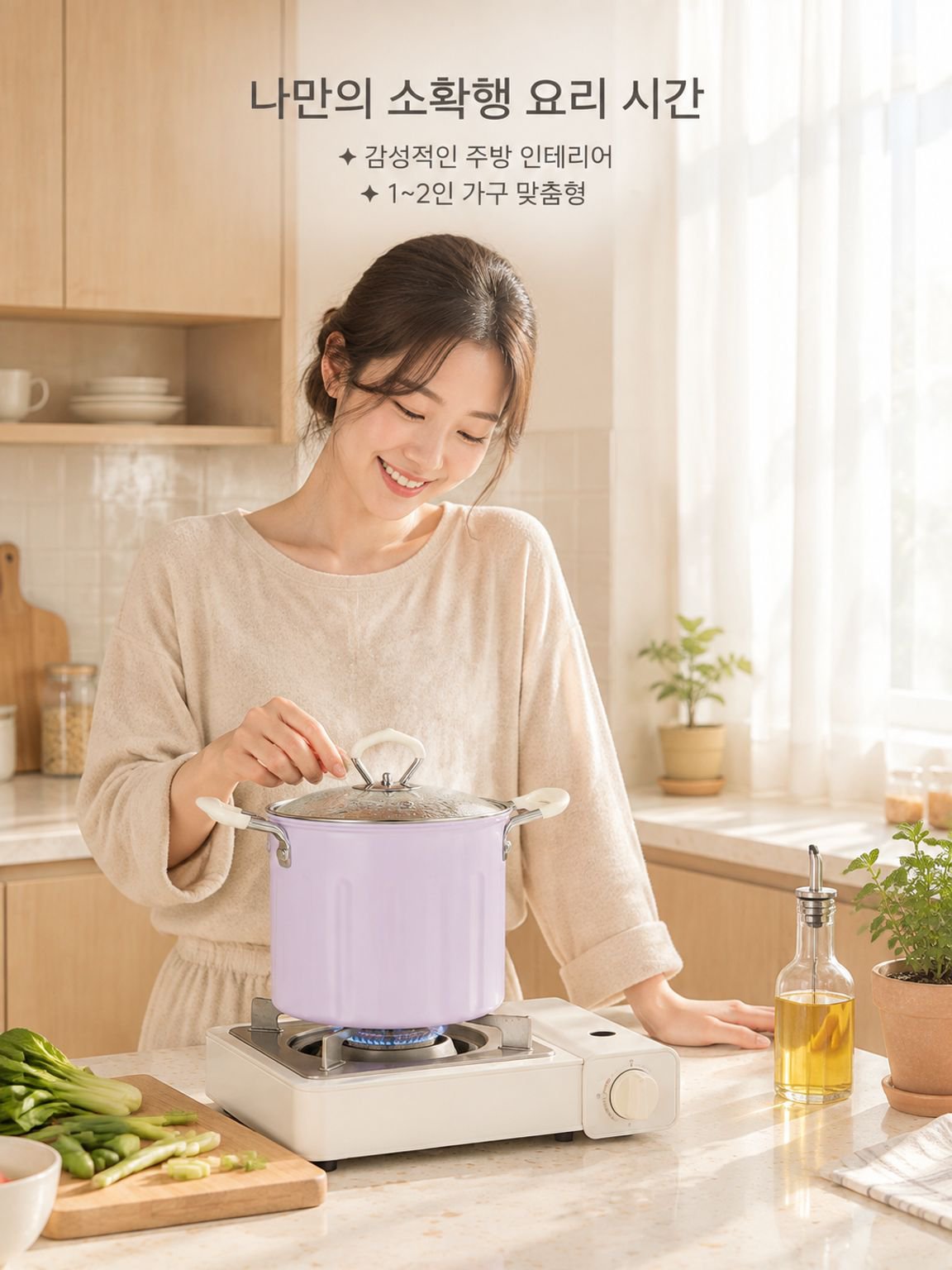 다기능 콤팩트 면 조리기 겸 튀김기