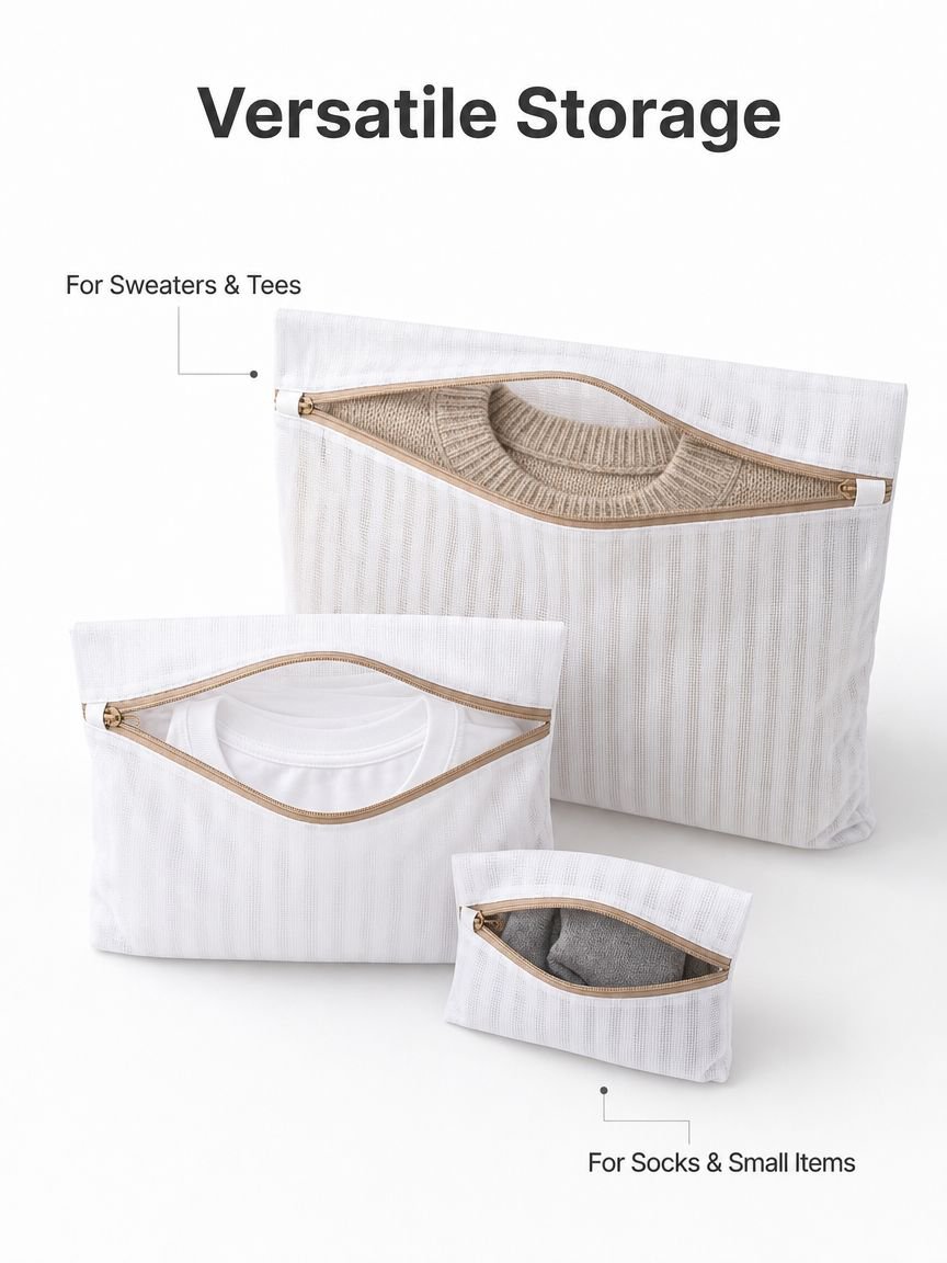 Household Anti-deformation Laundry Filter Mesh Bag 6-Piece Set