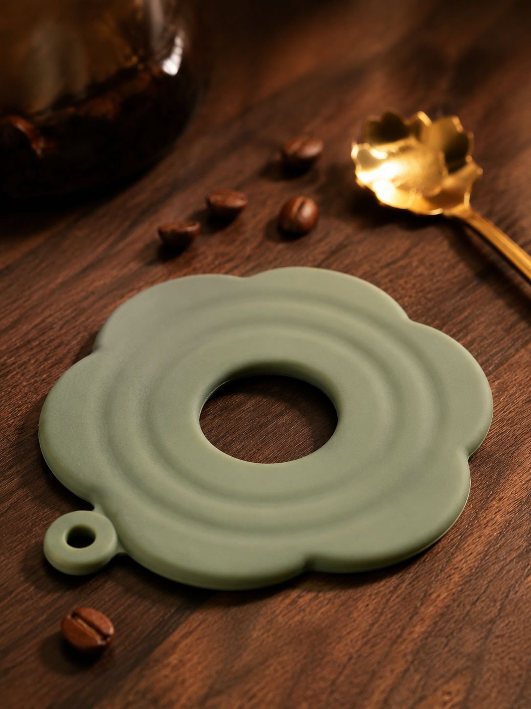 Tapis de cuisine en silicone pour casseroles et poêles chaudes
