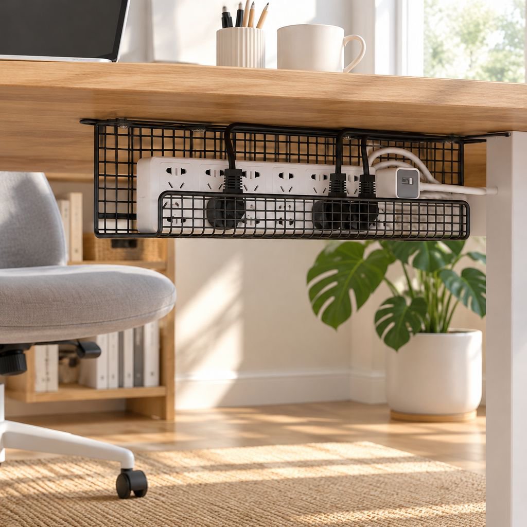 Under-desk cable organizer
