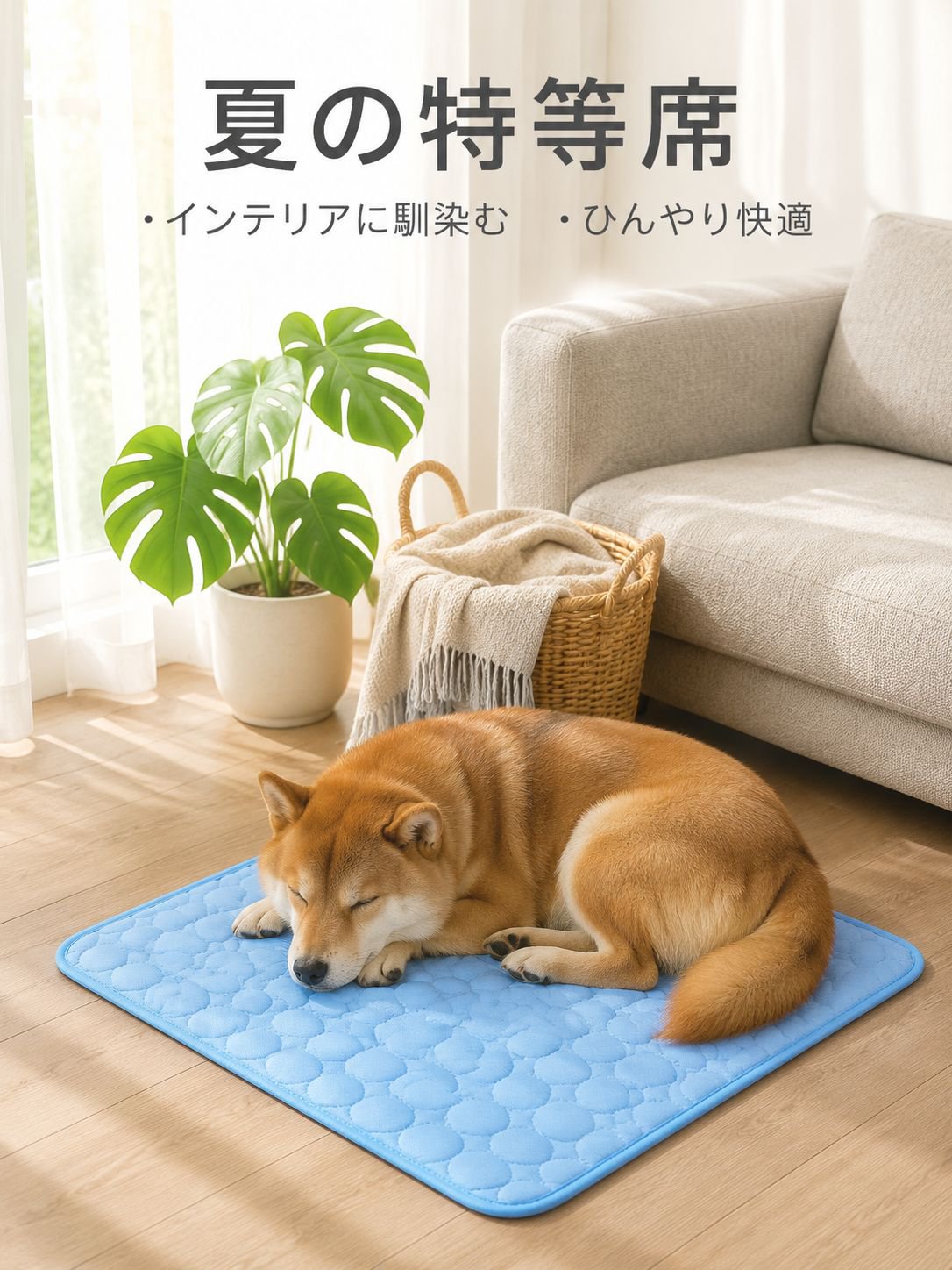 ペット用冷却スリーピングマット