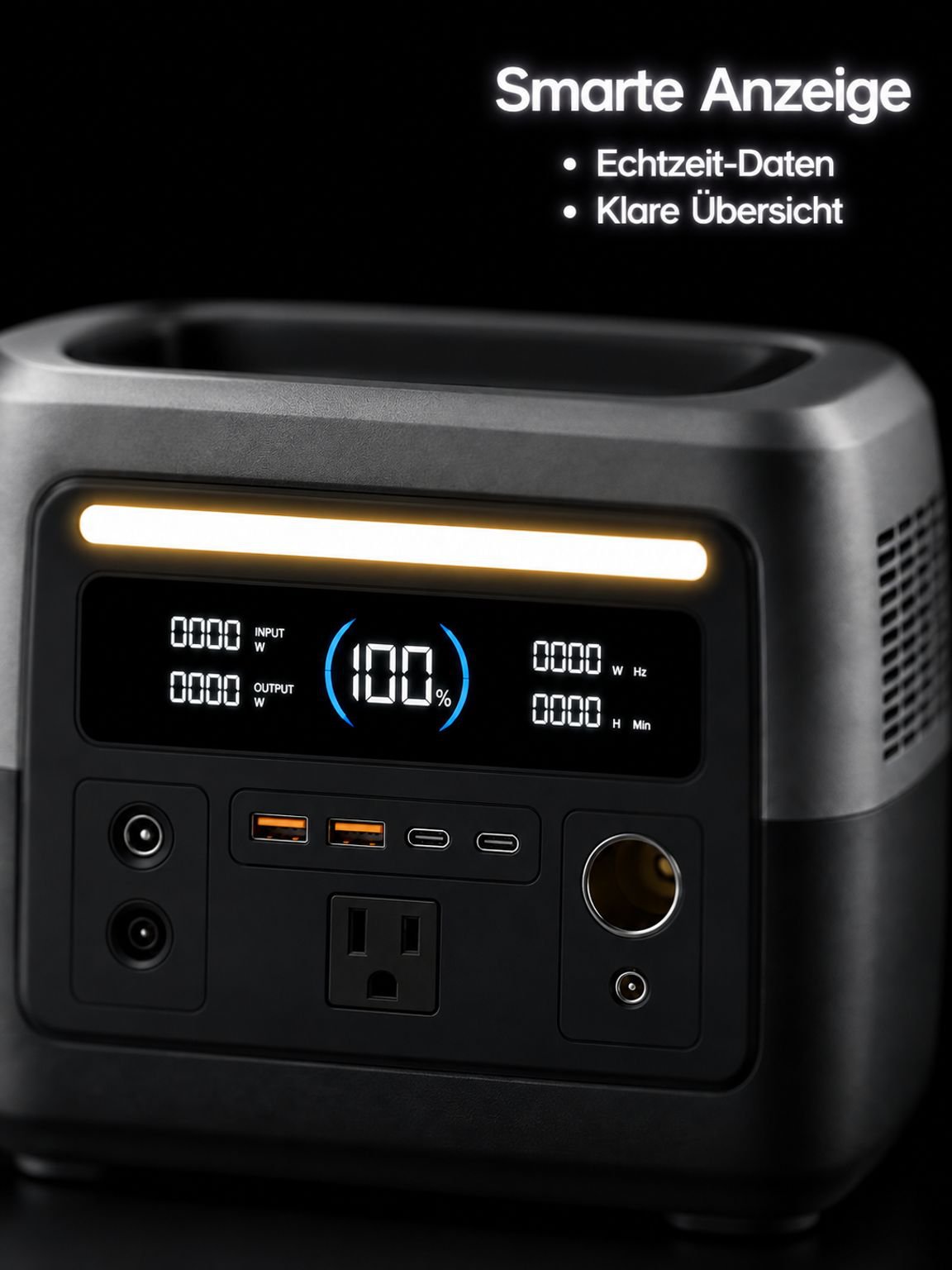 Tragbare Outdoor-Stromversorgung 2 kWh 220V Hochleistungs-Notenergiespeicher