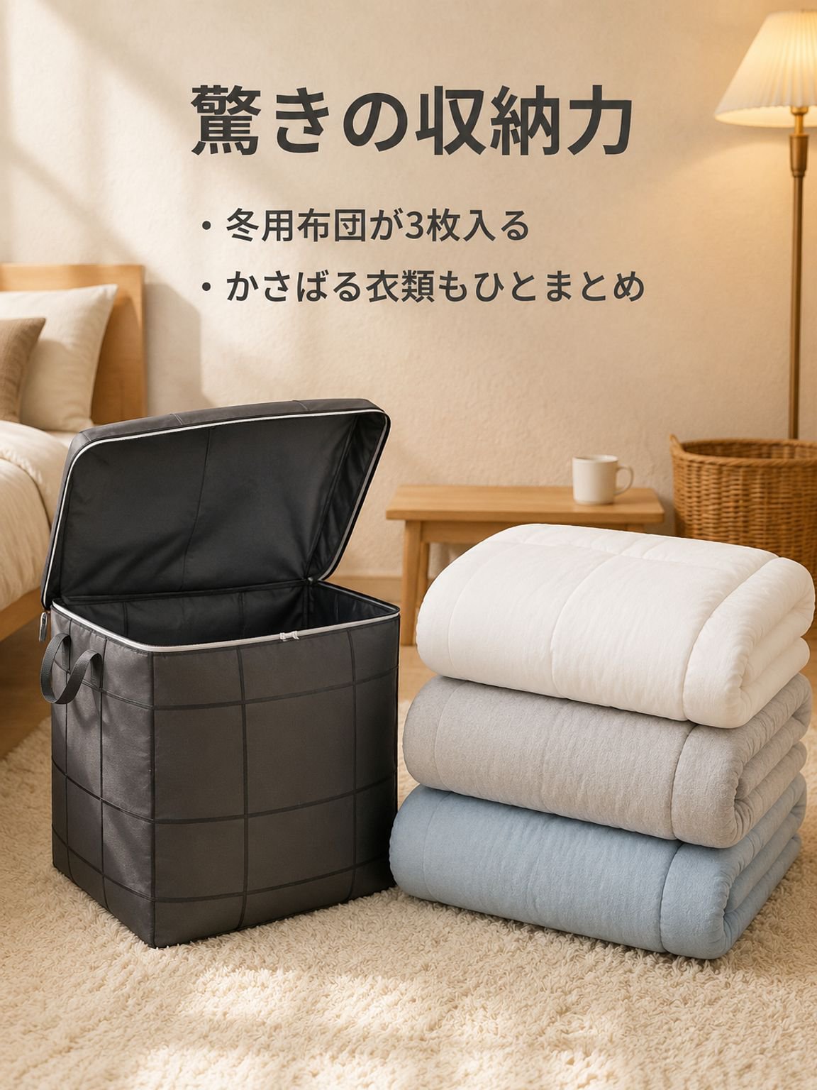 衣類収納オーガナイザーバッグ