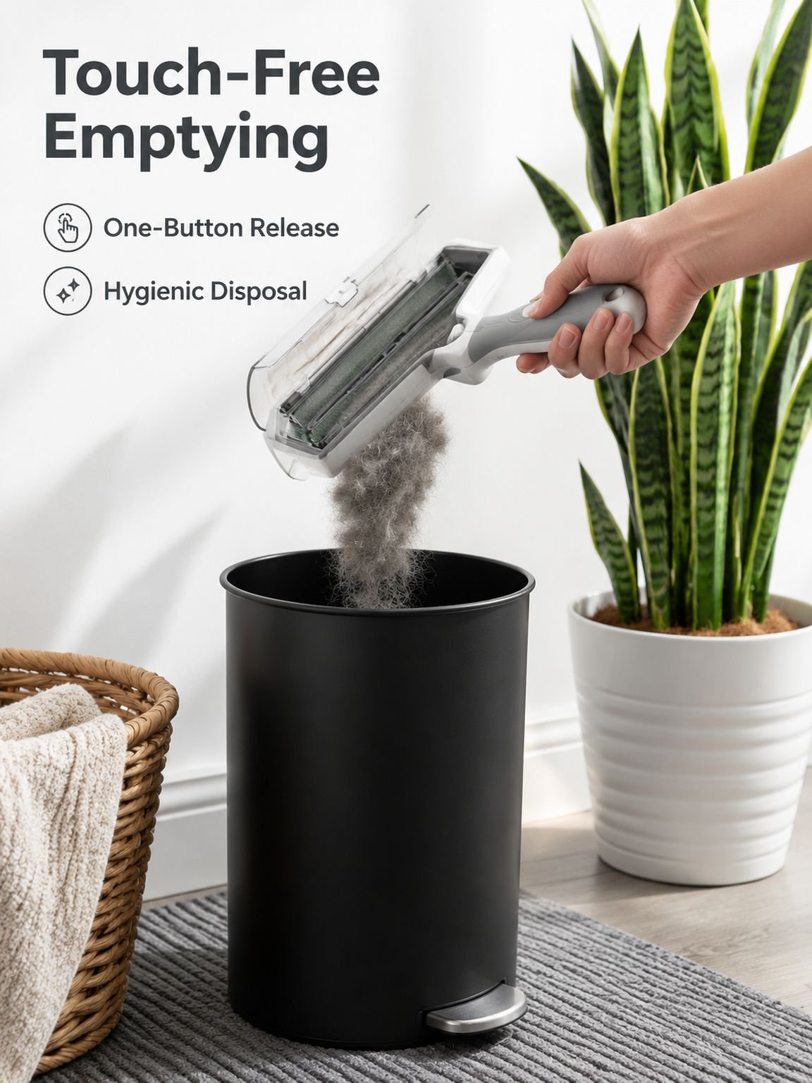 Cat and dog hair cleaning brush
