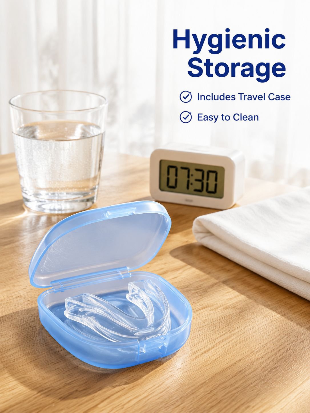 Multi-Purpose Night Mouth Guard for Teeth Grinding, Snoring Prevention, and Teeth Alignment