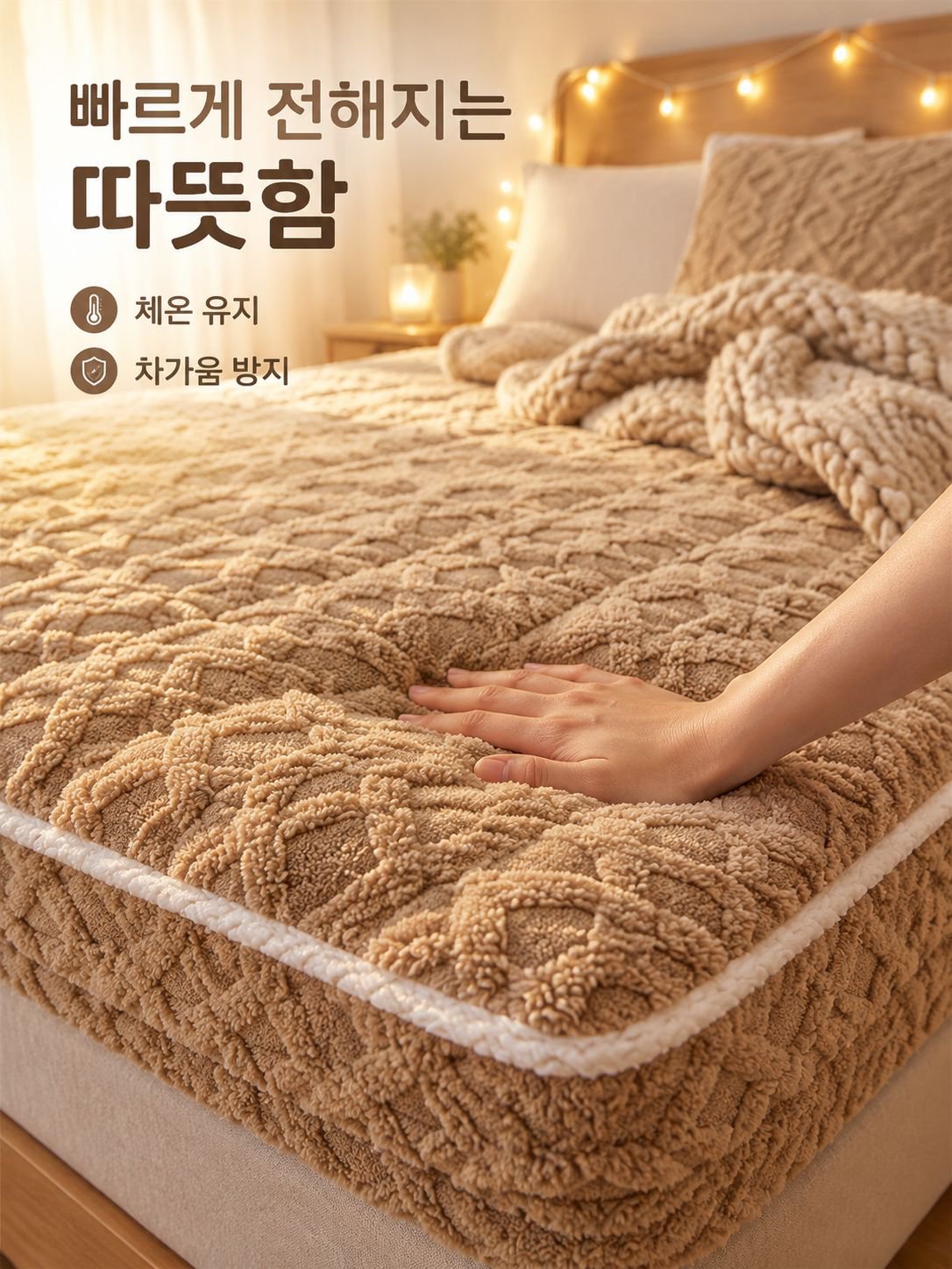 A등급 밀크 플리스 순면 항균 매트리스 커버