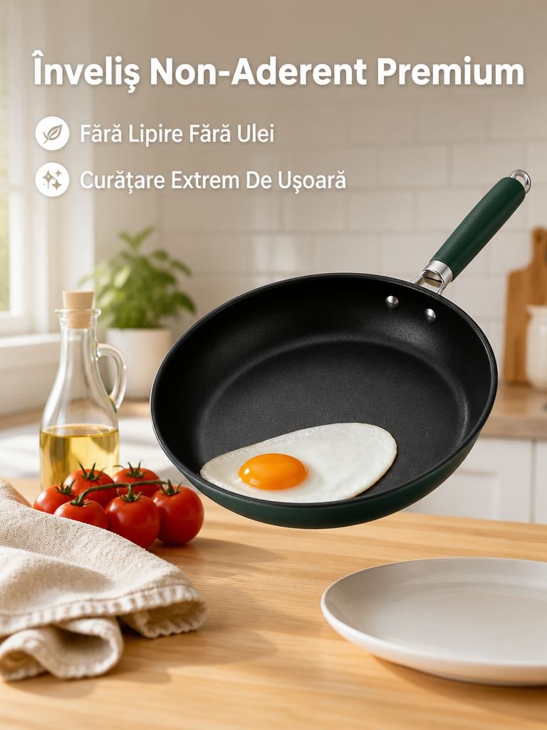 Tigaie pentru friptură cu fund gros