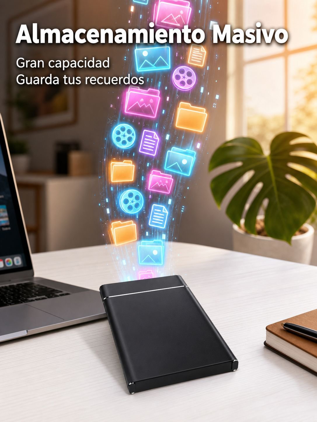 Disco duro externo de gran capacidad USB 3.1 16TB/8TB/2TB, la mejor opción para almacenamiento móvil
