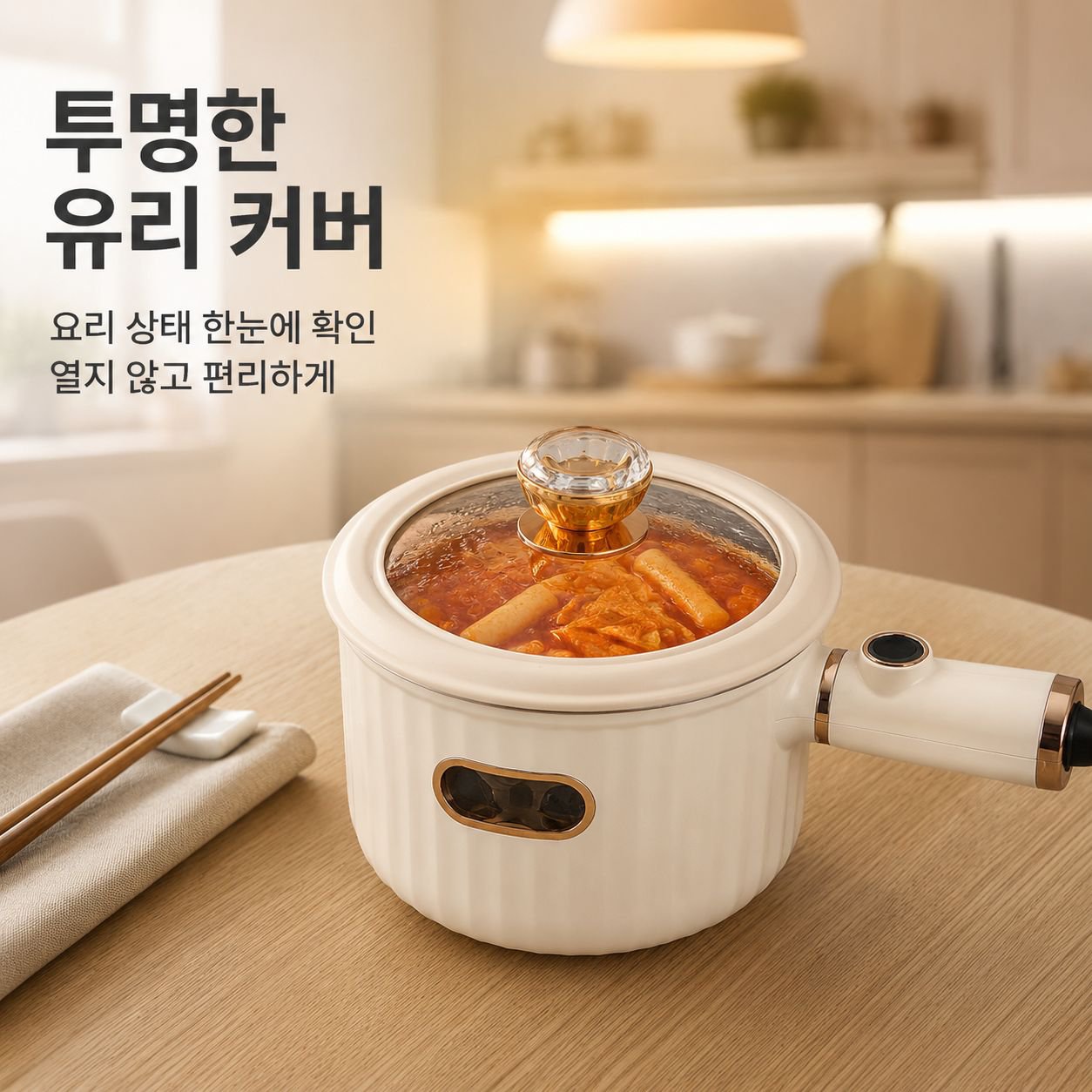 기숙사 전용 미니 다기능 전기냄비 올인원