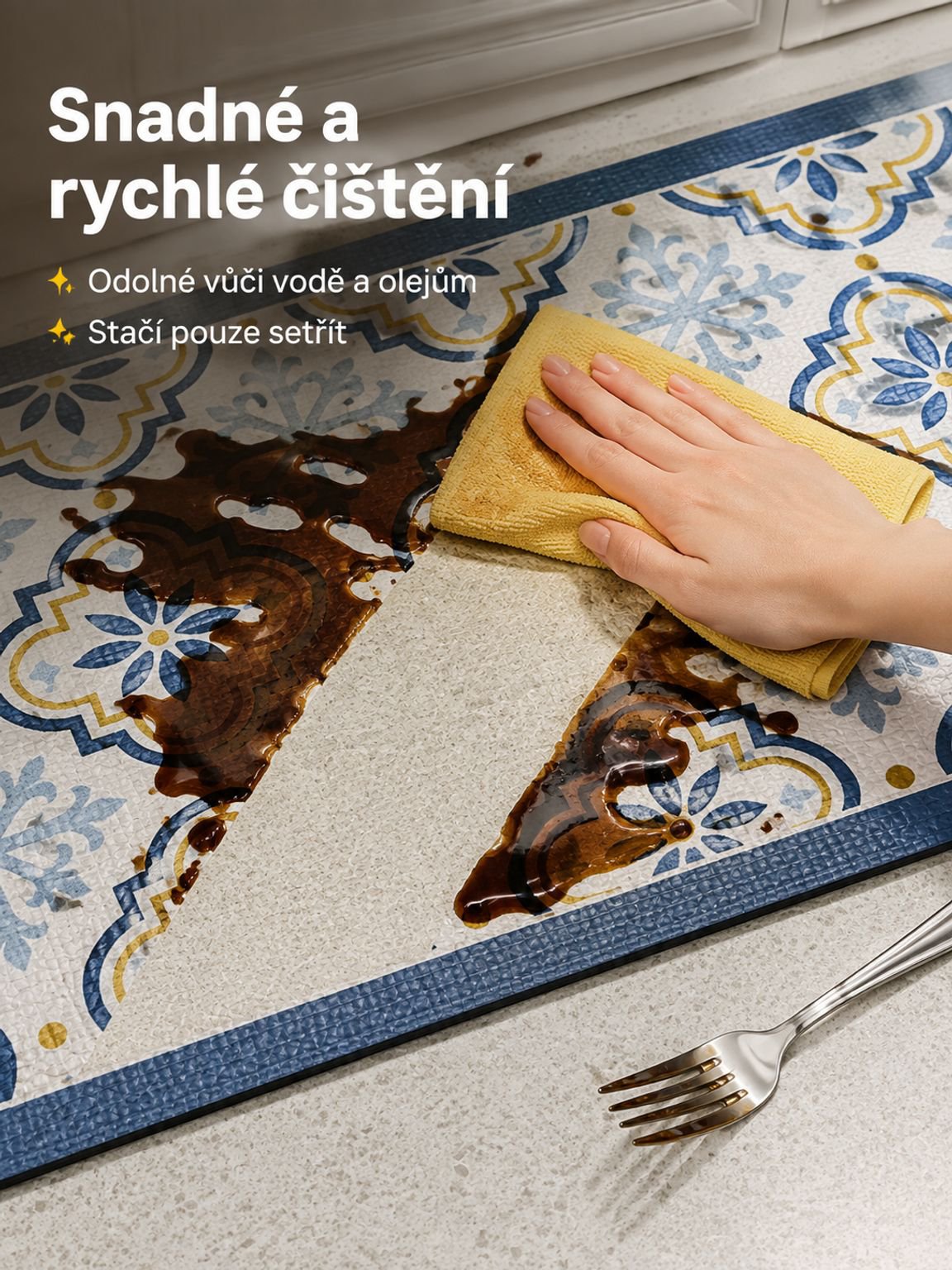 Kuchyňská protiskluzová podložka