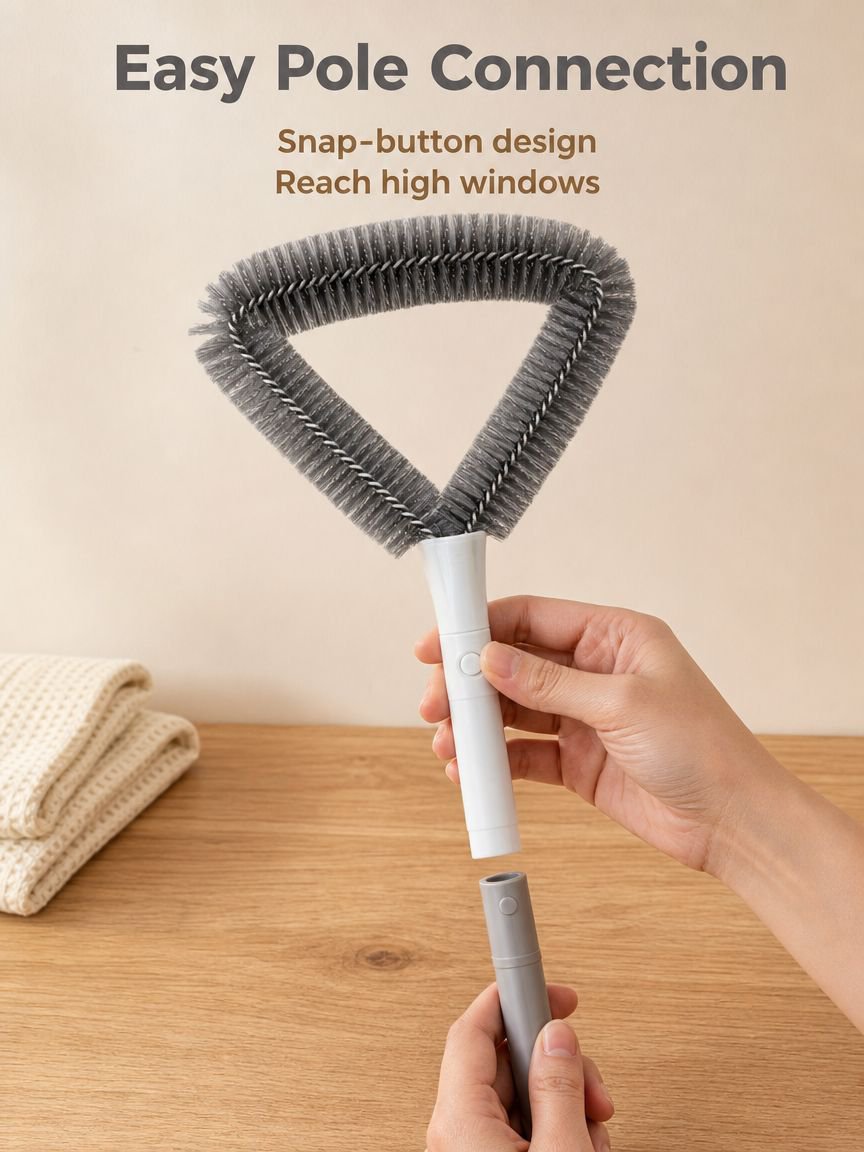 Multi-purpose screen cleaning brush for home and office