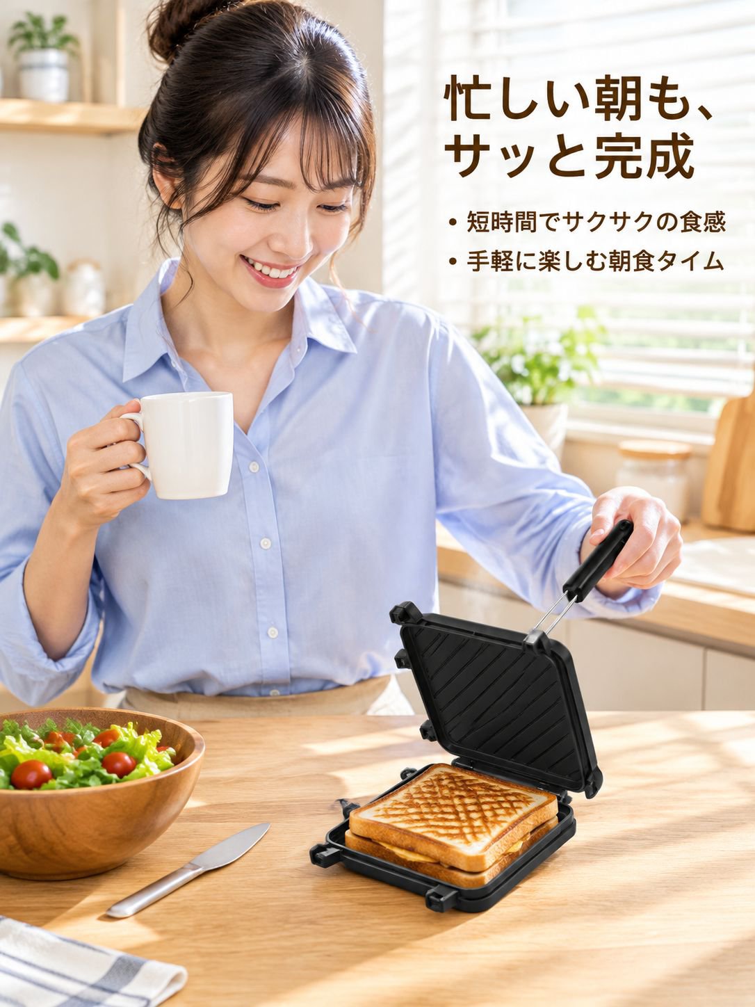 模様入りサンドイッチ用ベーキングパン