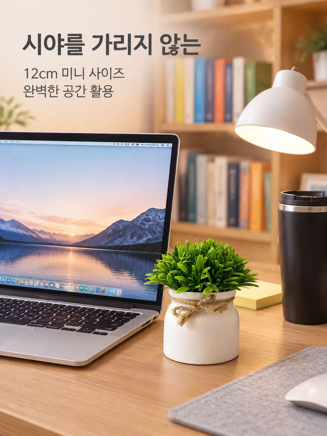 반구형 인조 식물 화분