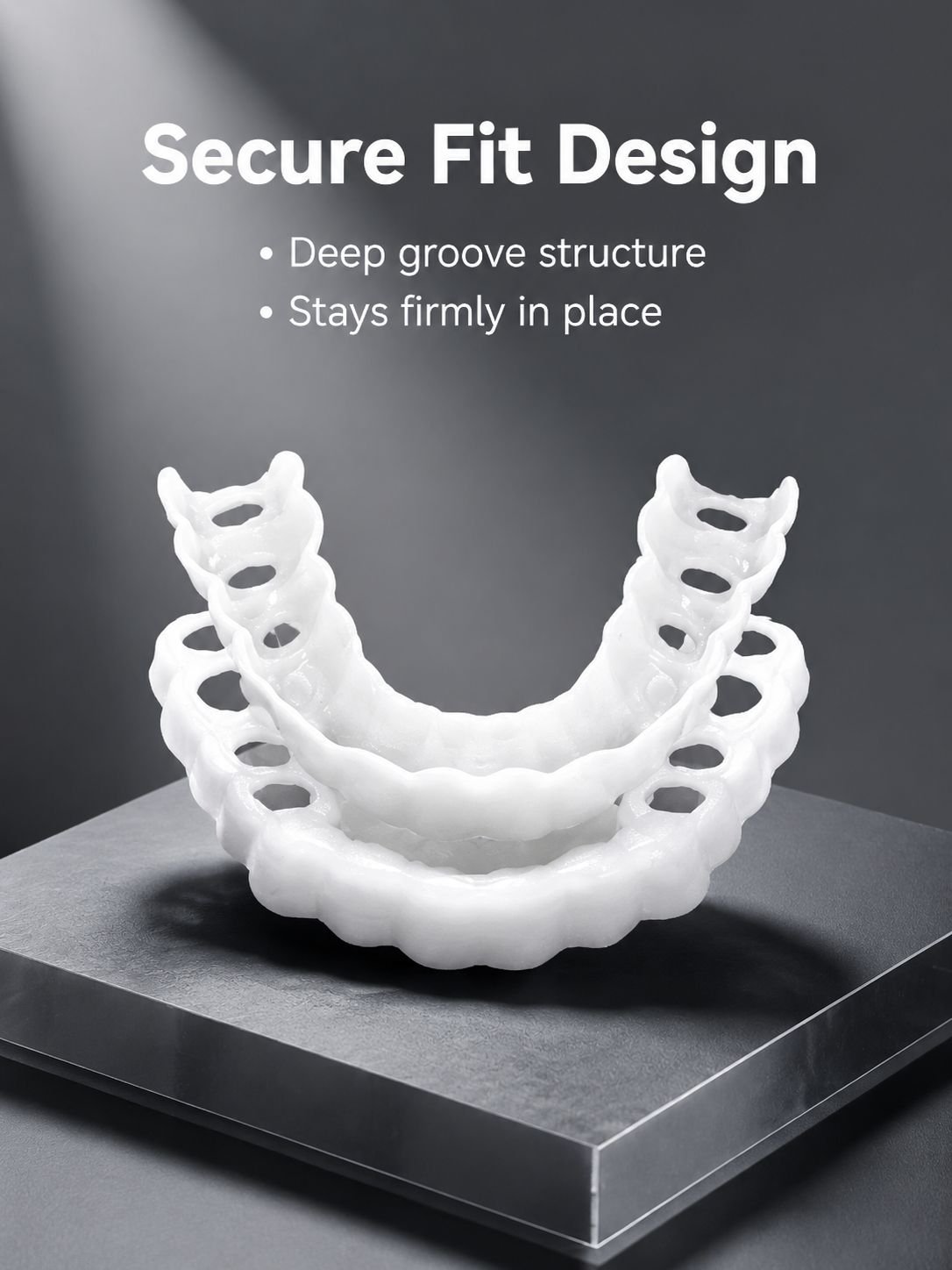 CrazyLife 3rd Gen Silicone Replica White Mouthpiece front view