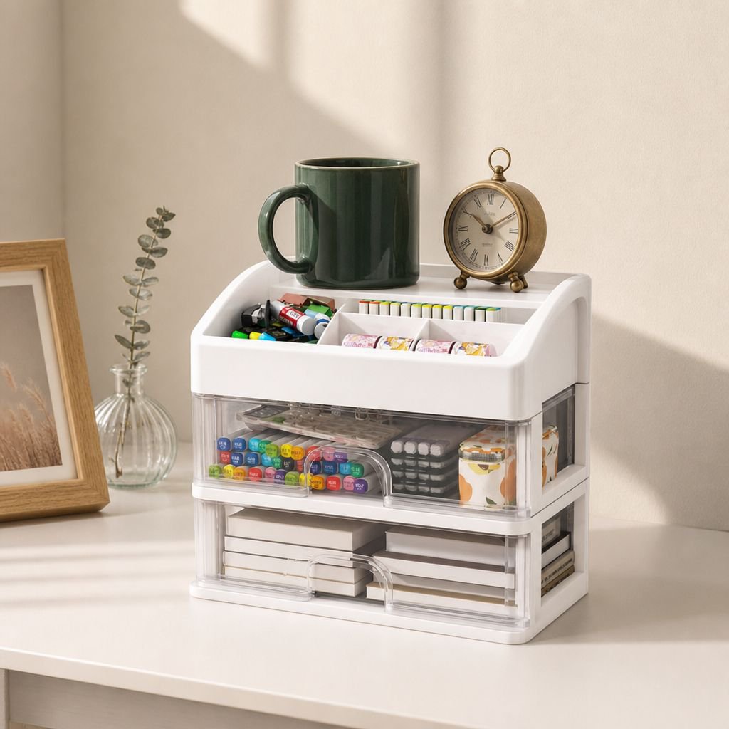 Organisateur de bureau à plusieurs tiroirs