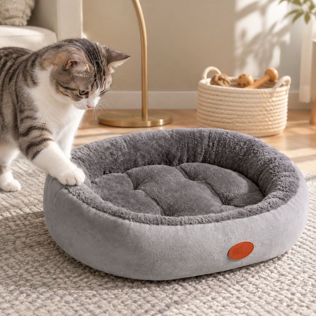 1388932#Perrera invierno cálido gato nido invierno dormir desmontable lavable cuatro estaciones univ