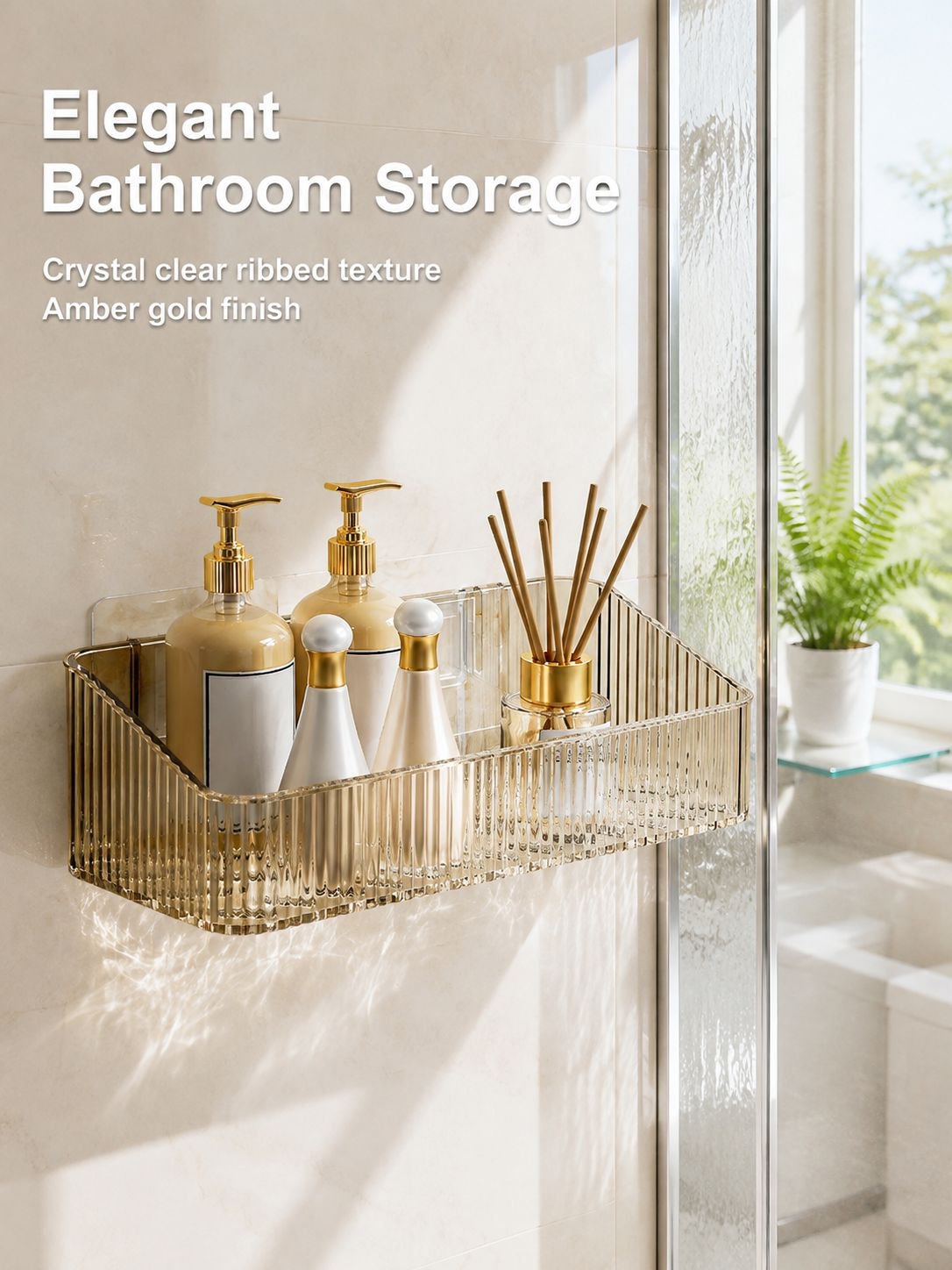 Transparent Drainage Multi-Functional Bathroom Storage Box