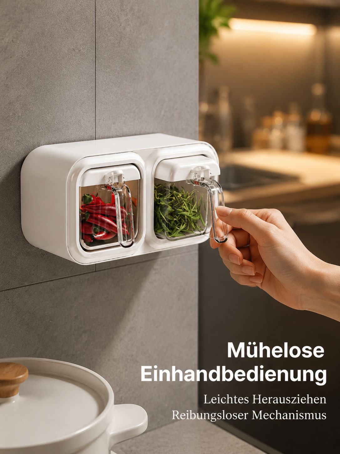 Stilvolle Salzbox für die moderne Küche