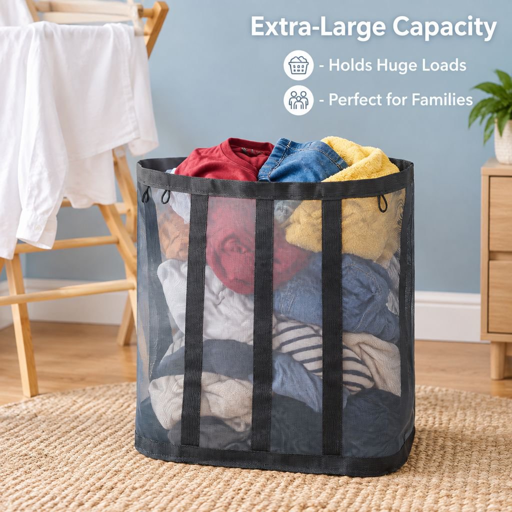 Large Capacity Laundry Basket for Home