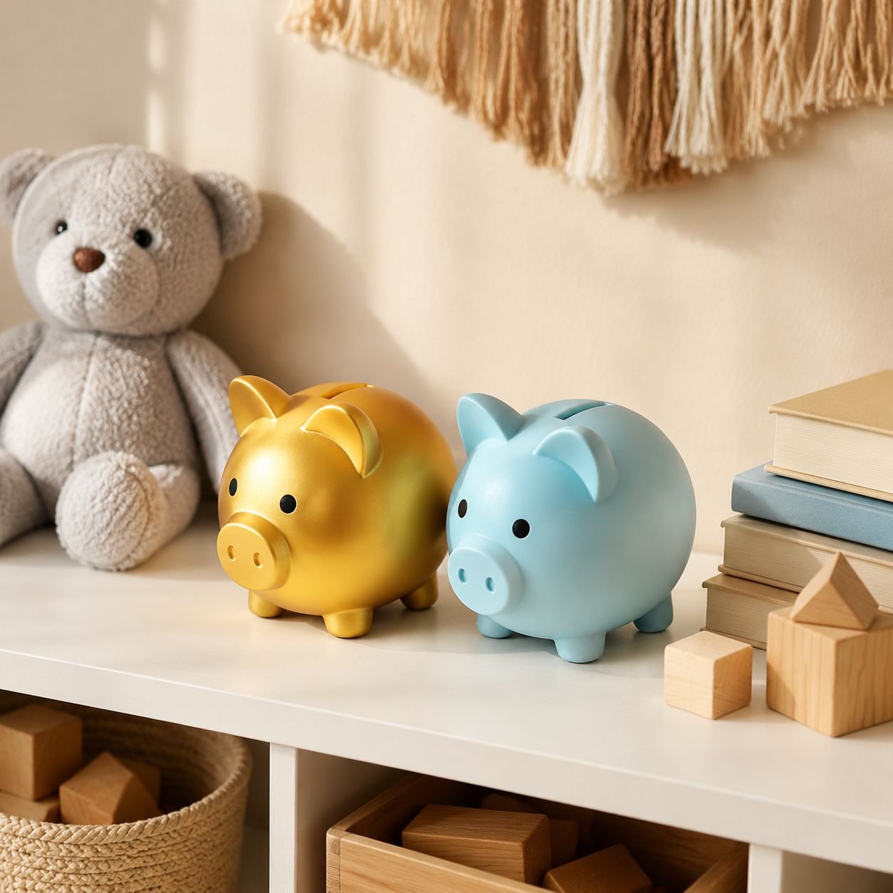 Cute Piggy Bank for Boys and Girls