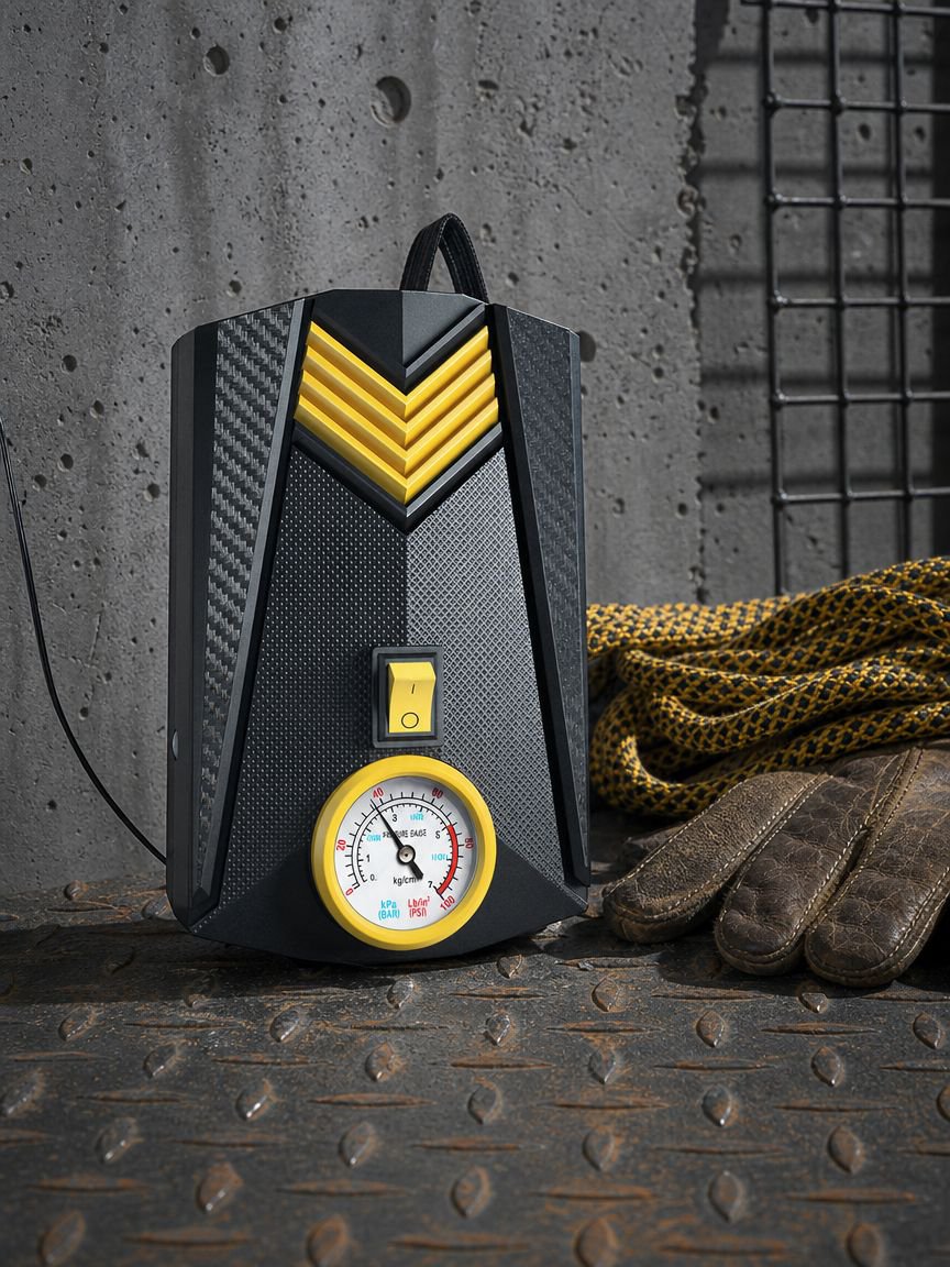 Bomba de aire ideal para emergencias en carretera