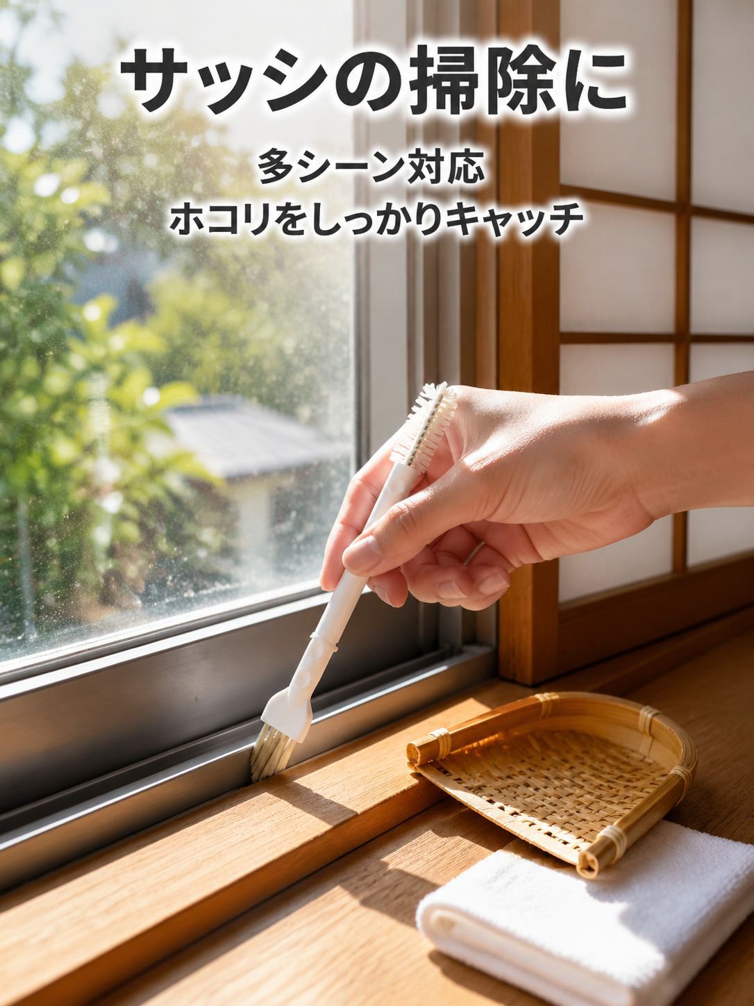 家庭用多機能すきま掃除ブラシ ダブルヘッドタイプ