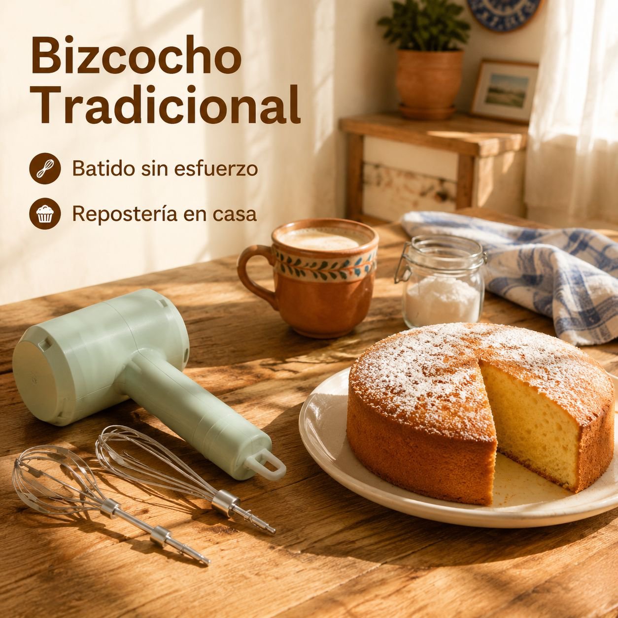 Batidora Multifuncional para Pasteles