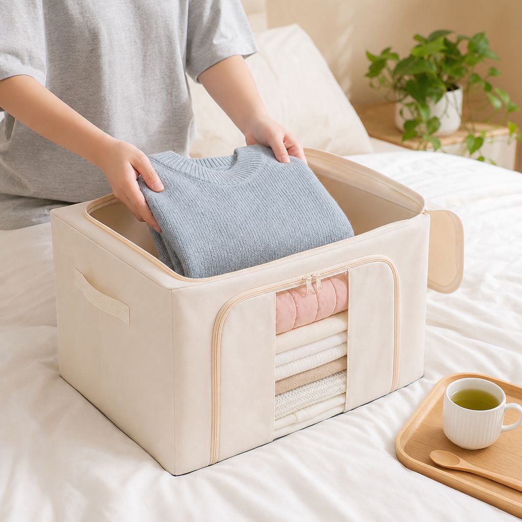 丈夫で長持ちする厚手スチールフレーム収納