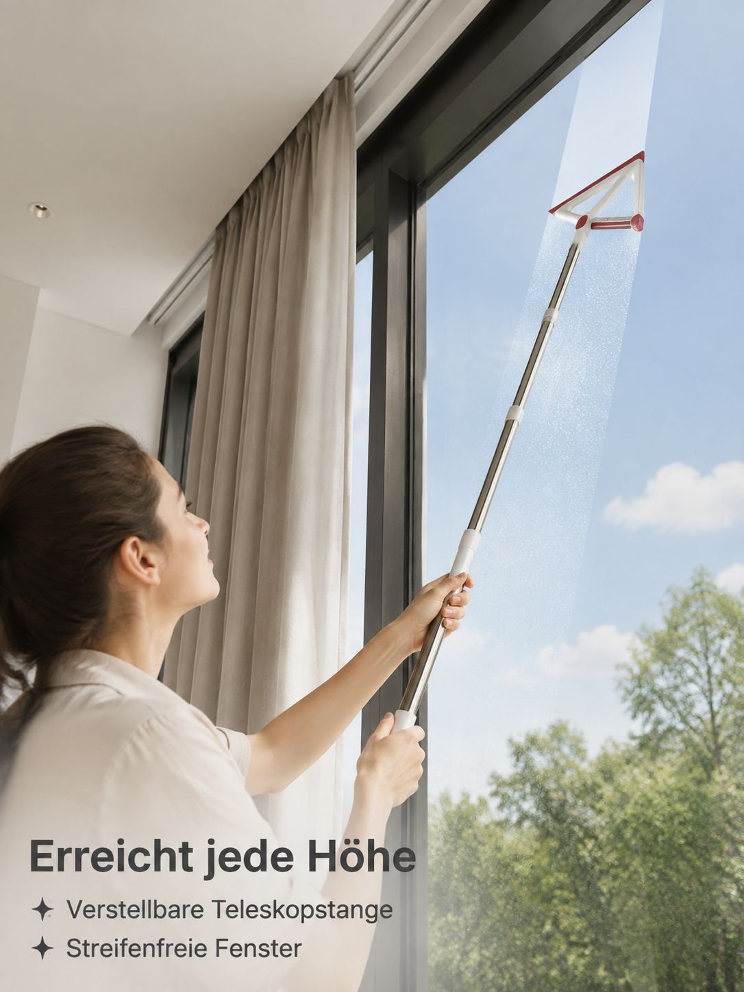 Vielseitiger magischer Wischer für verschiedene Bodenarten